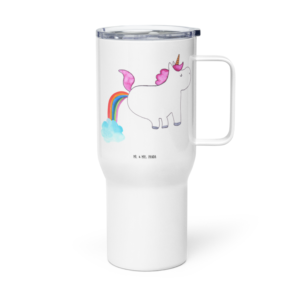 XXL Thermobecher Einhorn Pupsen Thermobecher, XL Thermobecher, Reisebecher, XL Reisetasse, Großer Thermobecher, Autobecher, Jumbo Becher, Einhorn, Einhörner, Einhorn Deko, Pegasus, Unicorn, Pups, Regenbogen, Glitzer, Einhornpower, Erwachsenwerden, Spaß, lustig, Freundin