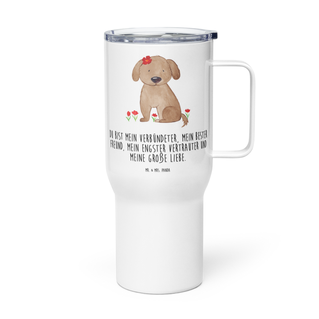 XXL Thermobecher Hund Dame Thermobecher, XL Thermobecher, Reisebecher, XL Reisetasse, Großer Thermobecher, Autobecher, Jumbo Becher, Hund, Hundemotiv, Haustier, Hunderasse, Tierliebhaber, Hundebesitzer, Sprüche, Hunde, Hundeliebe, Hundeglück, Liebe, Frauchen