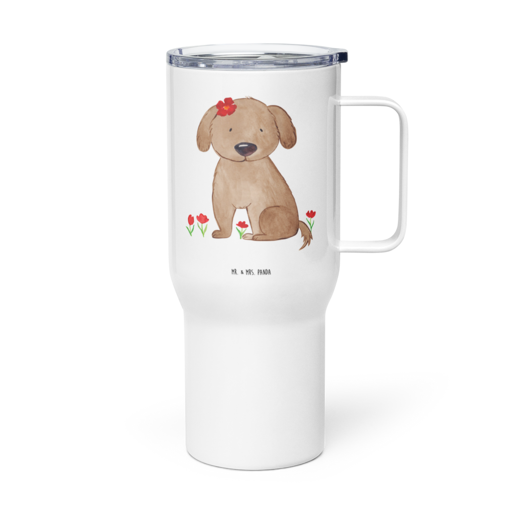 XXL Thermobecher Hund Dame Thermobecher, XL Thermobecher, Reisebecher, XL Reisetasse, Großer Thermobecher, Autobecher, Jumbo Becher, Hund, Hundemotiv, Haustier, Hunderasse, Tierliebhaber, Hundebesitzer, Sprüche, Hunde, Hundeliebe, Hundeglück, Liebe, Frauchen