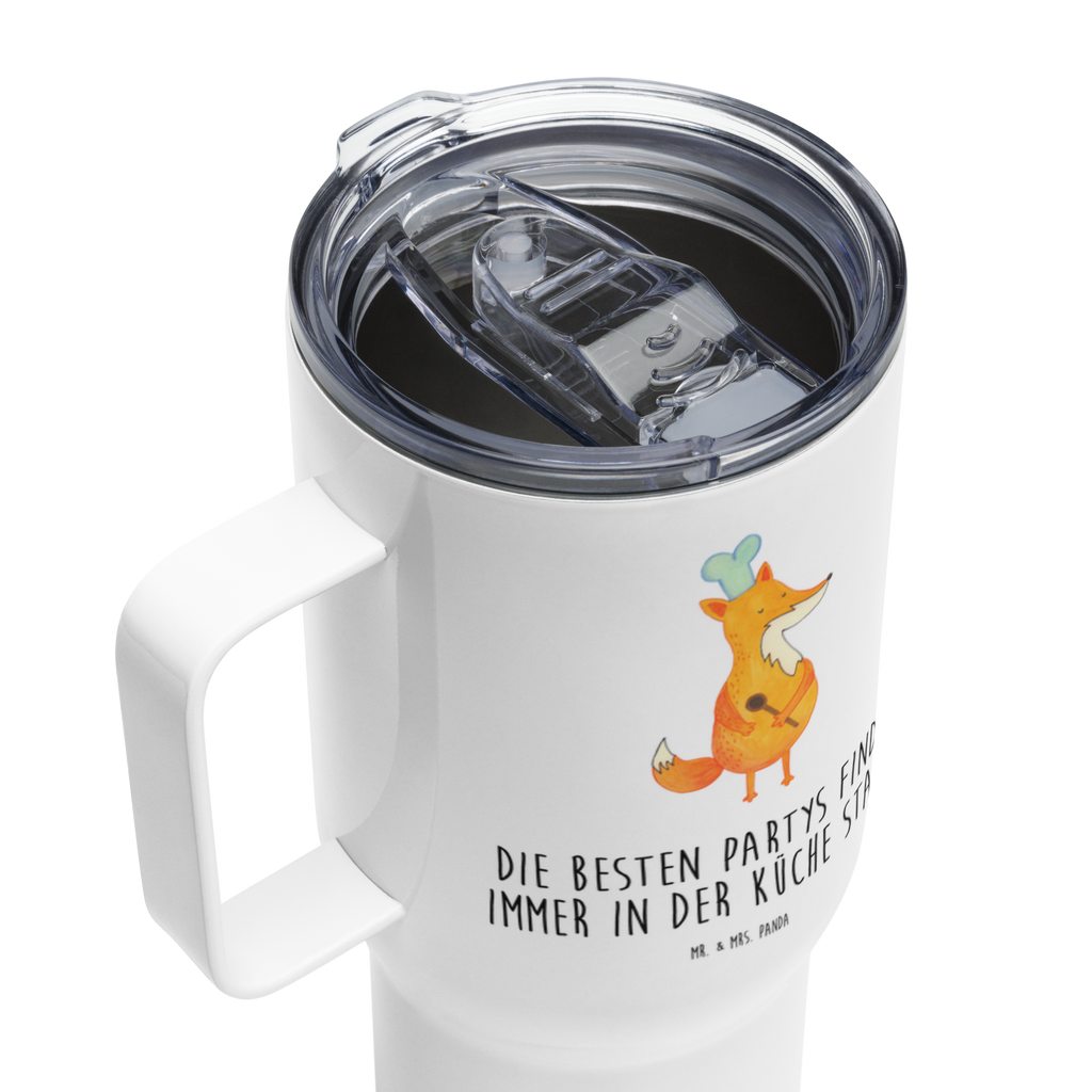 XXL Thermobecher Fuchs Koch Thermobecher, XL Thermobecher, Reisebecher, XL Reisetasse, Großer Thermobecher, Autobecher, Jumbo Becher, Fuchs, Füchse, Koch Geschenk, Küche Spruch, Küche Deko, Köche, Bäcker, Party Spruch, Spruch lustig, witzig