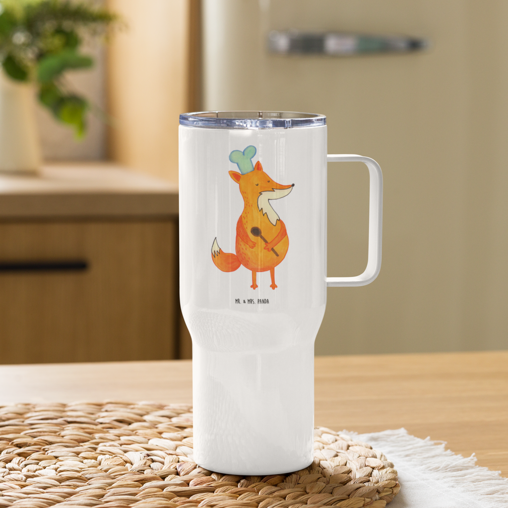 XXL Thermobecher Fuchs Koch Thermobecher, XL Thermobecher, Reisebecher, XL Reisetasse, Großer Thermobecher, Autobecher, Jumbo Becher, Fuchs, Füchse, Koch Geschenk, Küche Spruch, Küche Deko, Köche, Bäcker, Party Spruch, Spruch lustig, witzig