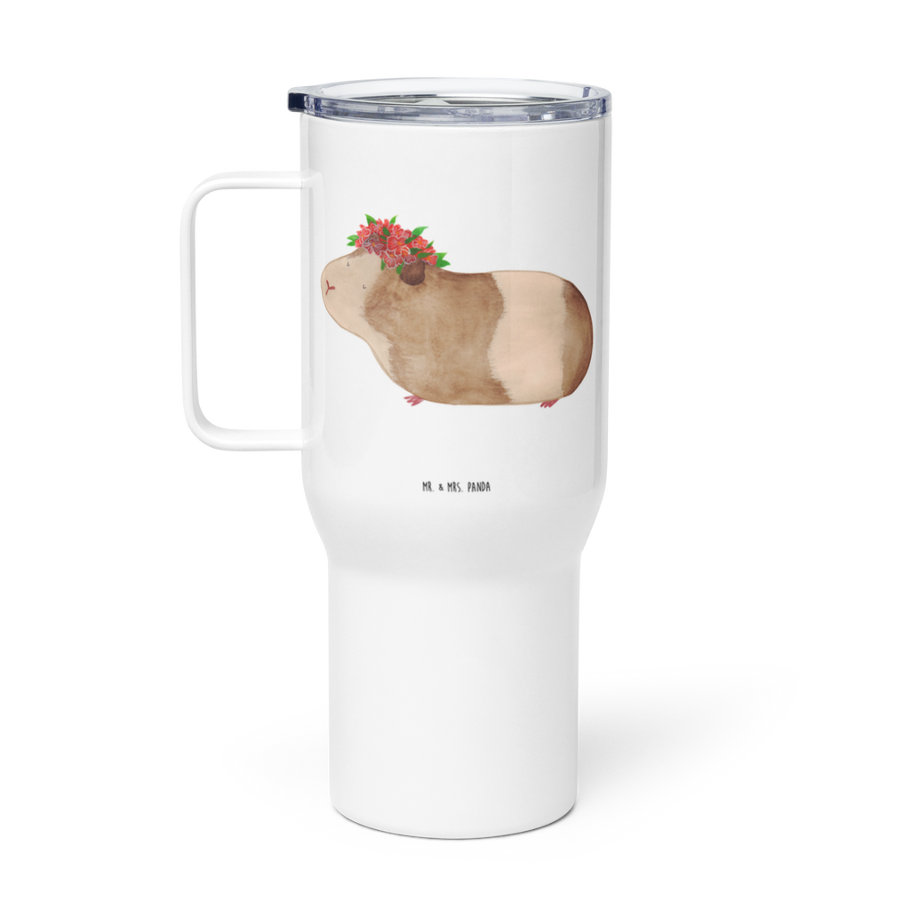 XXL Thermobecher Meerschweinchen Weisheit Thermobecher, XL Thermobecher, Reisebecher, XL Reisetasse, Großer Thermobecher, Autobecher, Jumbo Becher, Tiermotive, Gute Laune, lustige Sprüche, Tiere, Meerschweinchen, Meerie, Meeries, Wunder, Blumenkind, Realität, Spruch, Weisheit, Motivation, Wunderland