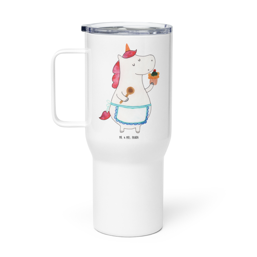 XXL Thermobecher Einhorn Küche Thermobecher, XL Thermobecher, Reisebecher, XL Reisetasse, Großer Thermobecher, Autobecher, Jumbo Becher, Einhorn, Einhörner, Einhorn Deko, Pegasus, Unicorn, backen, Muffin, Motivation, Träumer, träumen, Bäckerin, Hobbykoch, Koch, Torte, Kuchen