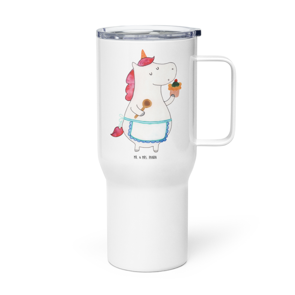 XXL Thermobecher Einhorn Küche Thermobecher, XL Thermobecher, Reisebecher, XL Reisetasse, Großer Thermobecher, Autobecher, Jumbo Becher, Einhorn, Einhörner, Einhorn Deko, Pegasus, Unicorn, backen, Muffin, Motivation, Träumer, träumen, Bäckerin, Hobbykoch, Koch, Torte, Kuchen