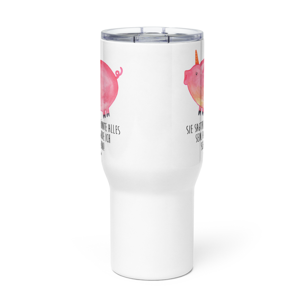 XXL Thermobecher Einhorn Schwein Thermobecher, XL Thermobecher, Reisebecher, XL Reisetasse, Großer Thermobecher, Autobecher, Jumbo Becher, Einhorn, Einhörner, Einhorn Deko, Pegasus, Unicorn, Party, Spaß, Schwein, Schweinhorn, Bauer, witzig. lustig, Spruch, geschenk, Pig, Piggy, funny, english, englisch