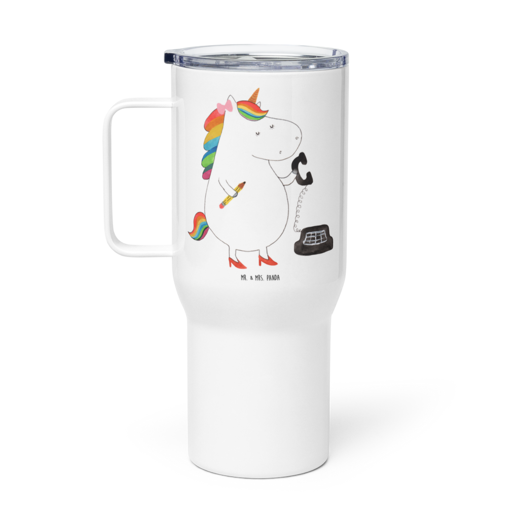 XXL Thermobecher Einhorn Sekretärin Thermobecher, XL Thermobecher, Reisebecher, XL Reisetasse, Großer Thermobecher, Autobecher, Jumbo Becher, Einhorn, Einhörner, Einhorn Deko, Pegasus, Unicorn, Sekretärin, Büro, Rechtsanwältin, Rechtsanwaltsgehilfin, Steuerbüro, Steuerkanzlei, Bürokraft, Bürohilfe