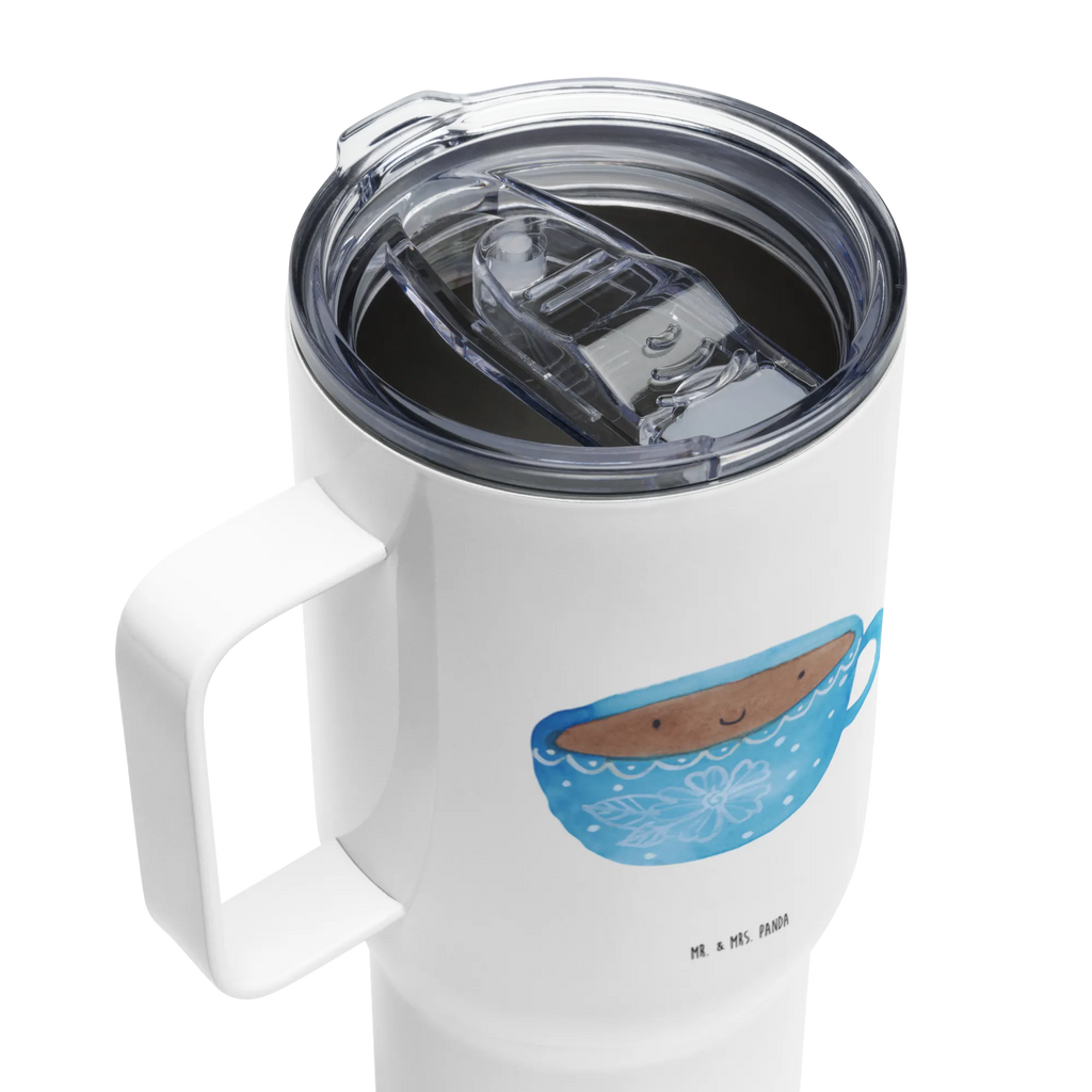 XXL Thermobecher Kaffee Tasse Thermobecher, XL Thermobecher, Reisebecher, XL Reisetasse, Großer Thermobecher, Autobecher, Jumbo Becher, Tiermotive, Gute Laune, lustige Sprüche, Tiere, Kaffee, Tasse, Liebe, Geschmack, Genuss, Glücklich