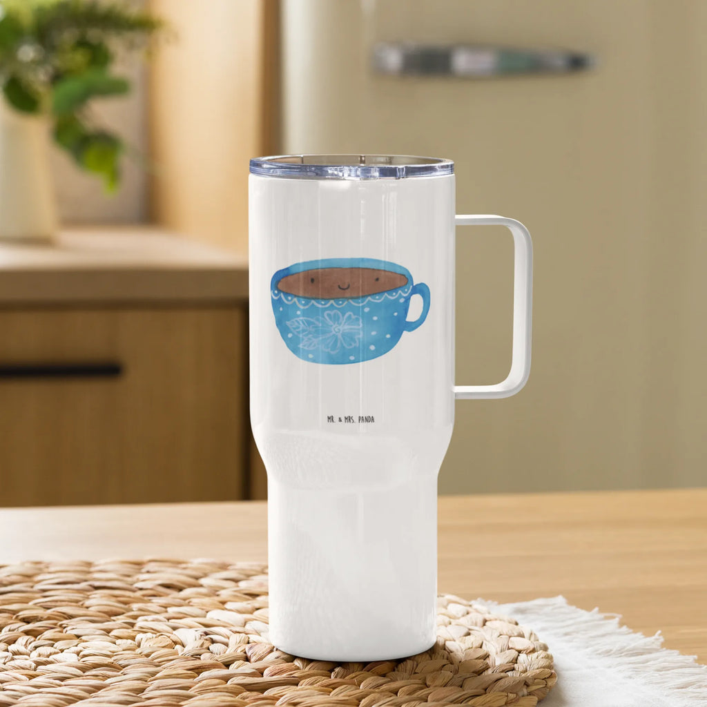 XXL Thermobecher Kaffee Tasse Thermobecher, XL Thermobecher, Reisebecher, XL Reisetasse, Großer Thermobecher, Autobecher, Jumbo Becher, Tiermotive, Gute Laune, lustige Sprüche, Tiere, Kaffee, Tasse, Liebe, Geschmack, Genuss, Glücklich