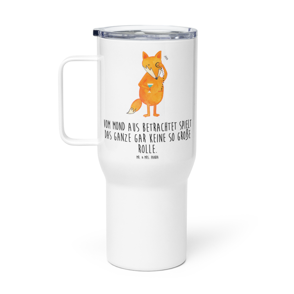 XXL Thermobecher Fuchs Lord Thermobecher, XL Thermobecher, Reisebecher, XL Reisetasse, Großer Thermobecher, Autobecher, Jumbo Becher, Fuchs, Füchse, tröstende Worte, Spruch lustig, Liebeskummer Geschenk, Motivation Spruch, Problemlösung