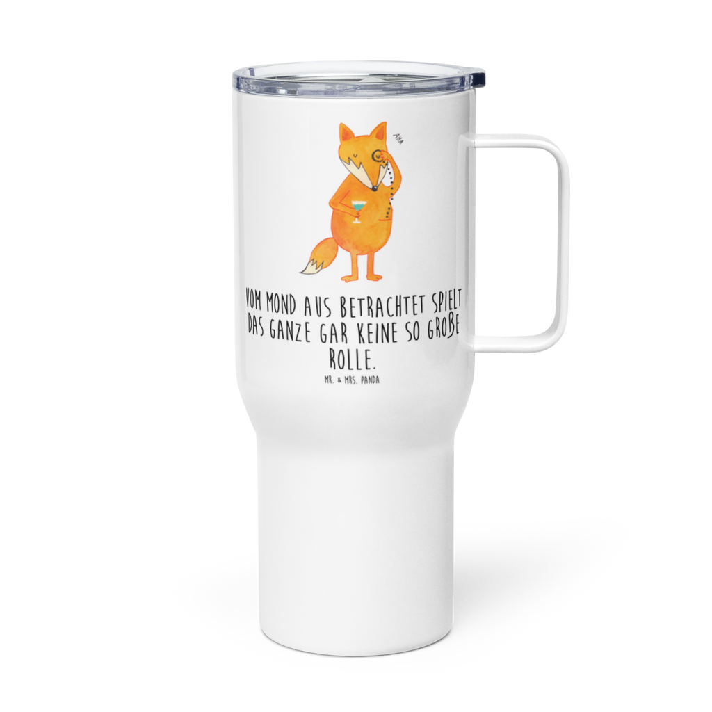 XXL Thermobecher Fuchs Lord Thermobecher, XL Thermobecher, Reisebecher, XL Reisetasse, Großer Thermobecher, Autobecher, Jumbo Becher, Fuchs, Füchse, tröstende Worte, Spruch lustig, Liebeskummer Geschenk, Motivation Spruch, Problemlösung