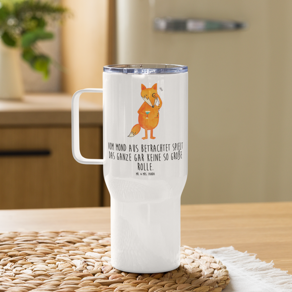 XXL Thermobecher Fuchs Lord Thermobecher, XL Thermobecher, Reisebecher, XL Reisetasse, Großer Thermobecher, Autobecher, Jumbo Becher, Fuchs, Füchse, tröstende Worte, Spruch lustig, Liebeskummer Geschenk, Motivation Spruch, Problemlösung