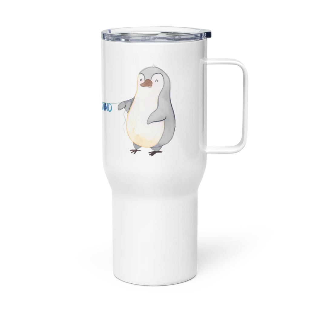 XXL Thermobecher Maus Pinguin Geburtstag Thermobecher, XL Thermobecher, Reisebecher, XL Reisetasse, Großer Thermobecher, Autobecher, Jumbo Becher, Geburtstag, Geburtstagsgeschenk, Geschenk, Maus, Pinguin, Geburtstage, Happy Birthday, Geburtstagsfeier