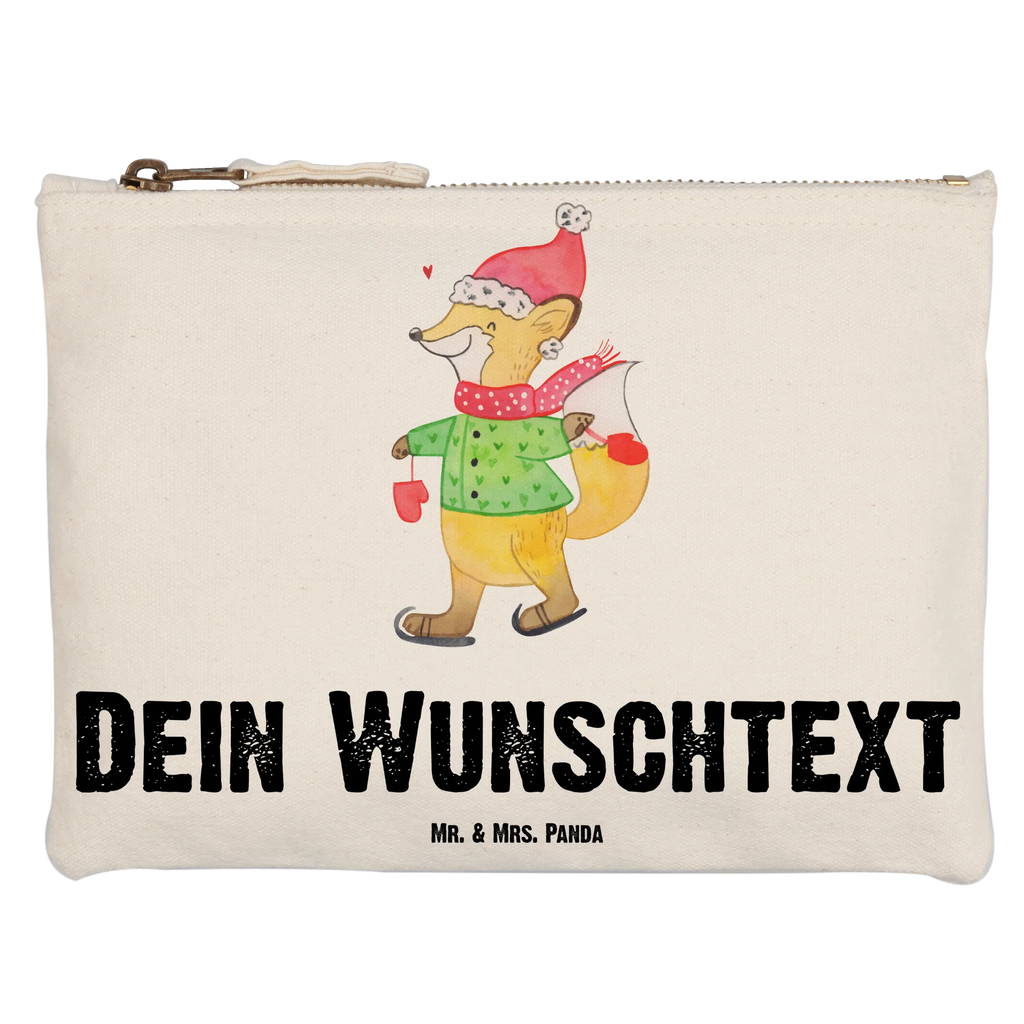 Personalisierte Schminktasche Fuchs  Schlittschuhe Personalisierte Schminktasche, Personalisierte Kosmetiktasche, Personalisierter Kosmetikbeutel, Personalisiertes Stiftemäppchen, Personalisiertes Etui, Personalisierte Federmappe, Personalisierte Makeup Bag, Personalisiertes Schminketui, Personalisiertes Kosmetiketui, Personalisiertes Schlamperetui, Schminktasche mit Namen, Kosmetiktasche mit Namen, Kosmetikbeutel mit Namen, Stiftemäppchen mit Namen, Etui mit Namen, Federmappe mit Namen, Makeup Bg mit Namen, Schminketui mit Namen, Kosmetiketui mit Namen, Schlamperetui mit Namen, Schminktasche personalisieren, Schminktasche bedrucken, Schminktasche selbst gestalten, Winter, Weihnachten, Weihnachtsdeko, Nikolaus, Advent, Heiligabend, Wintermotiv, Weihnachtsmann, Weihnachtstage, Weihnachtsbaum, Tannenbaum, Weihnachtszeit