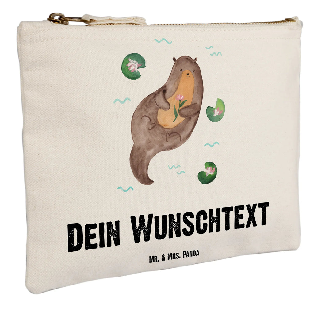 Personalisierte Schminktasche Otter mit Seerose Personalisierte Schminktasche, Personalisierte Kosmetiktasche, Personalisierter Kosmetikbeutel, Personalisiertes Stiftemäppchen, Personalisiertes Etui, Personalisierte Federmappe, Personalisierte Makeup Bag, Personalisiertes Schminketui, Personalisiertes Kosmetiketui, Personalisiertes Schlamperetui, Schminktasche mit Namen, Kosmetiktasche mit Namen, Kosmetikbeutel mit Namen, Stiftemäppchen mit Namen, Etui mit Namen, Federmappe mit Namen, Makeup Bg mit Namen, Schminketui mit Namen, Kosmetiketui mit Namen, Schlamperetui mit Namen, Schminktasche personalisieren, Schminktasche bedrucken, Schminktasche selbst gestalten, Otter, Fischotter, Seeotter, Otter Seeotter See Otter