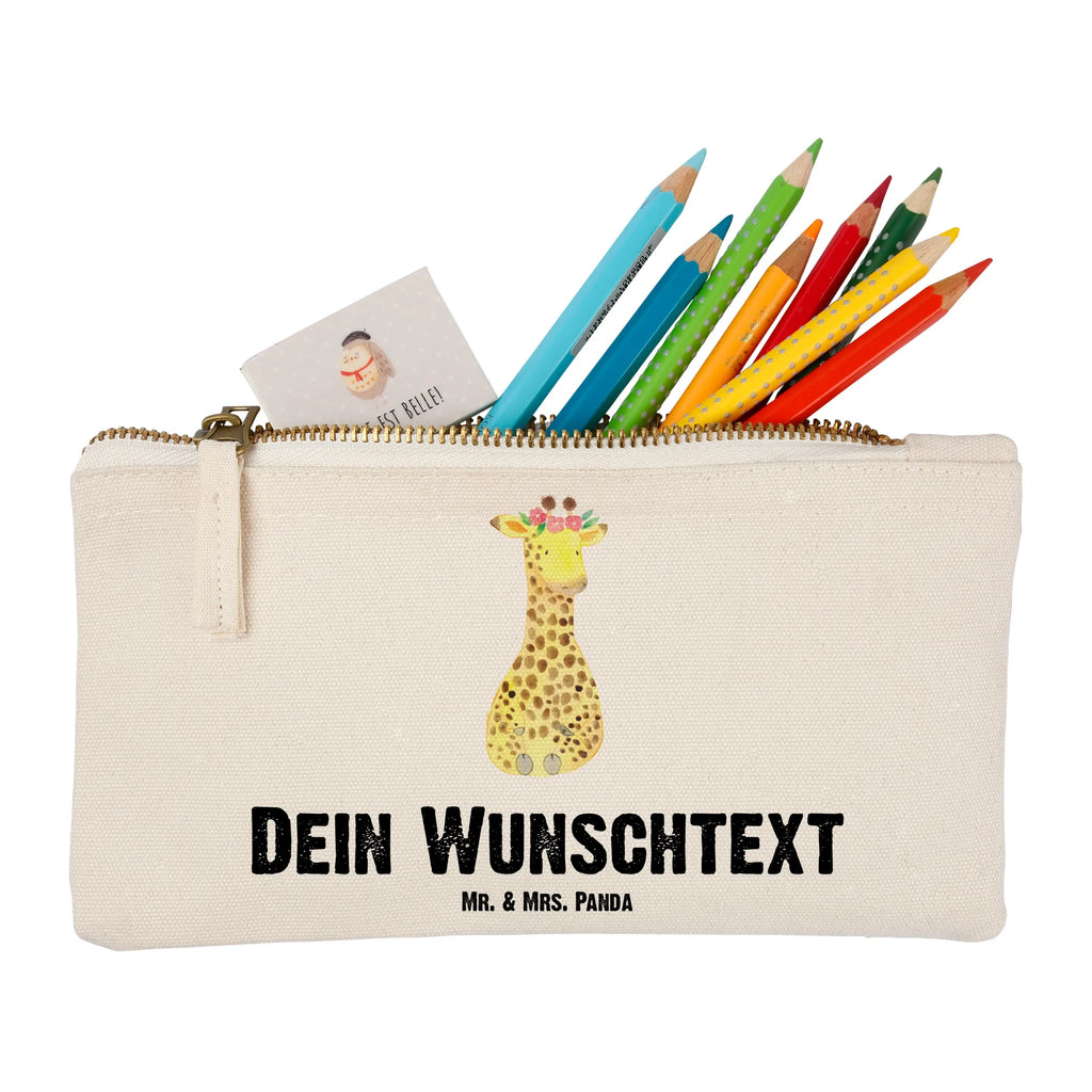 Personalisierte Schminktasche Giraffe Blumenkranz Personalisierte Schminktasche, Personalisierte Kosmetiktasche, Personalisierter Kosmetikbeutel, Personalisiertes Stiftemäppchen, Personalisiertes Etui, Personalisierte Federmappe, Personalisierte Makeup Bag, Personalisiertes Schminketui, Personalisiertes Kosmetiketui, Personalisiertes Schlamperetui, Schminktasche mit Namen, Kosmetiktasche mit Namen, Kosmetikbeutel mit Namen, Stiftemäppchen mit Namen, Etui mit Namen, Federmappe mit Namen, Makeup Bg mit Namen, Schminketui mit Namen, Kosmetiketui mit Namen, Schlamperetui mit Namen, Schminktasche personalisieren, Schminktasche bedrucken, Schminktasche selbst gestalten, Afrika, Wildtiere, Giraffe, Blumenkranz, Abenteurer, Selbstliebe, Freundin