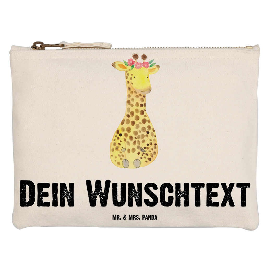 Personalisierte Schminktasche Giraffe Blumenkranz Personalisierte Schminktasche, Personalisierte Kosmetiktasche, Personalisierter Kosmetikbeutel, Personalisiertes Stiftemäppchen, Personalisiertes Etui, Personalisierte Federmappe, Personalisierte Makeup Bag, Personalisiertes Schminketui, Personalisiertes Kosmetiketui, Personalisiertes Schlamperetui, Schminktasche mit Namen, Kosmetiktasche mit Namen, Kosmetikbeutel mit Namen, Stiftemäppchen mit Namen, Etui mit Namen, Federmappe mit Namen, Makeup Bg mit Namen, Schminketui mit Namen, Kosmetiketui mit Namen, Schlamperetui mit Namen, Schminktasche personalisieren, Schminktasche bedrucken, Schminktasche selbst gestalten, Afrika, Wildtiere, Giraffe, Blumenkranz, Abenteurer, Selbstliebe, Freundin