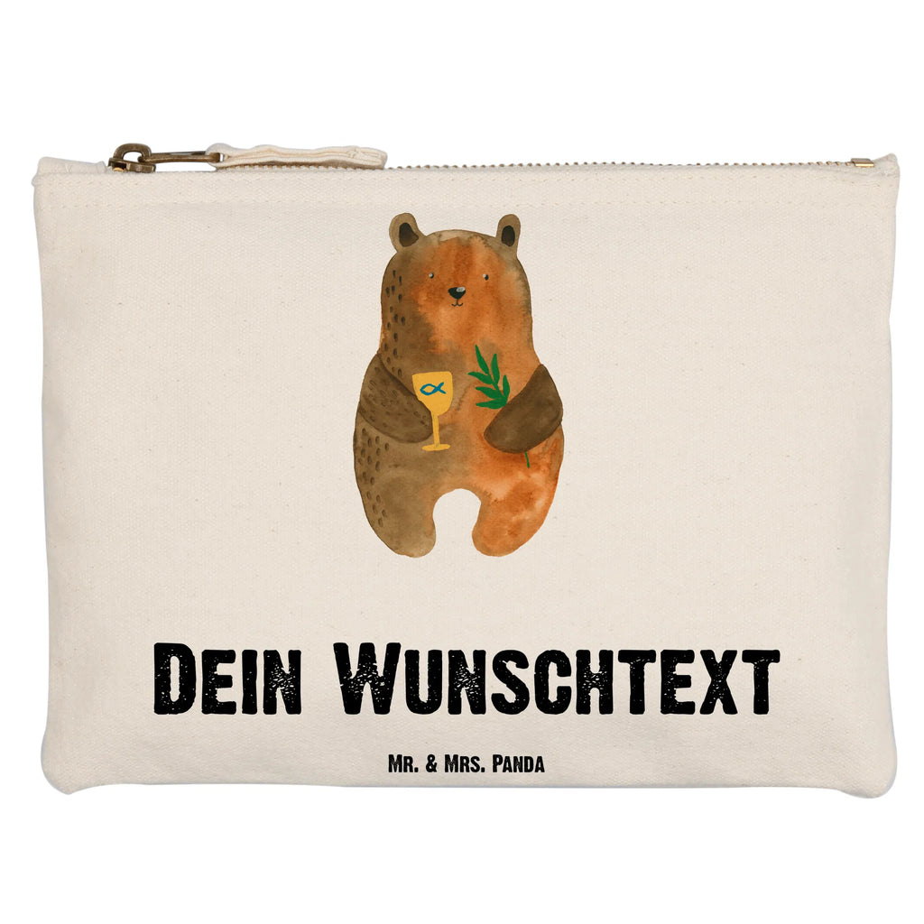 Personalisierte Schminktasche Konfirmation-Bär Personalisierte Schminktasche, Personalisierte Kosmetiktasche, Personalisierter Kosmetikbeutel, Personalisiertes Stiftemäppchen, Personalisiertes Etui, Personalisierte Federmappe, Personalisierte Makeup Bag, Personalisiertes Schminketui, Personalisiertes Kosmetiketui, Personalisiertes Schlamperetui, Schminktasche mit Namen, Kosmetiktasche mit Namen, Kosmetikbeutel mit Namen, Stiftemäppchen mit Namen, Etui mit Namen, Federmappe mit Namen, Makeup Bg mit Namen, Schminketui mit Namen, Kosmetiketui mit Namen, Schlamperetui mit Namen, Schminktasche personalisieren, Schminktasche bedrucken, Schminktasche selbst gestalten, Bär, Teddy, Teddybär, Konfirmation, Kirche, evangelisch, Gottesdienst