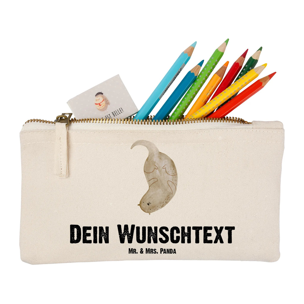 Personalisierte Schminktasche Otter kopfüber Personalisierte Schminktasche, Personalisierte Kosmetiktasche, Personalisierter Kosmetikbeutel, Personalisiertes Stiftemäppchen, Personalisiertes Etui, Personalisierte Federmappe, Personalisierte Makeup Bag, Personalisiertes Schminketui, Personalisiertes Kosmetiketui, Personalisiertes Schlamperetui, Schminktasche mit Namen, Kosmetiktasche mit Namen, Kosmetikbeutel mit Namen, Stiftemäppchen mit Namen, Etui mit Namen, Federmappe mit Namen, Makeup Bg mit Namen, Schminketui mit Namen, Kosmetiketui mit Namen, Schlamperetui mit Namen, Schminktasche personalisieren, Schminktasche bedrucken, Schminktasche selbst gestalten, Otter, Fischotter, Seeotter, Otter Seeotter See Otter