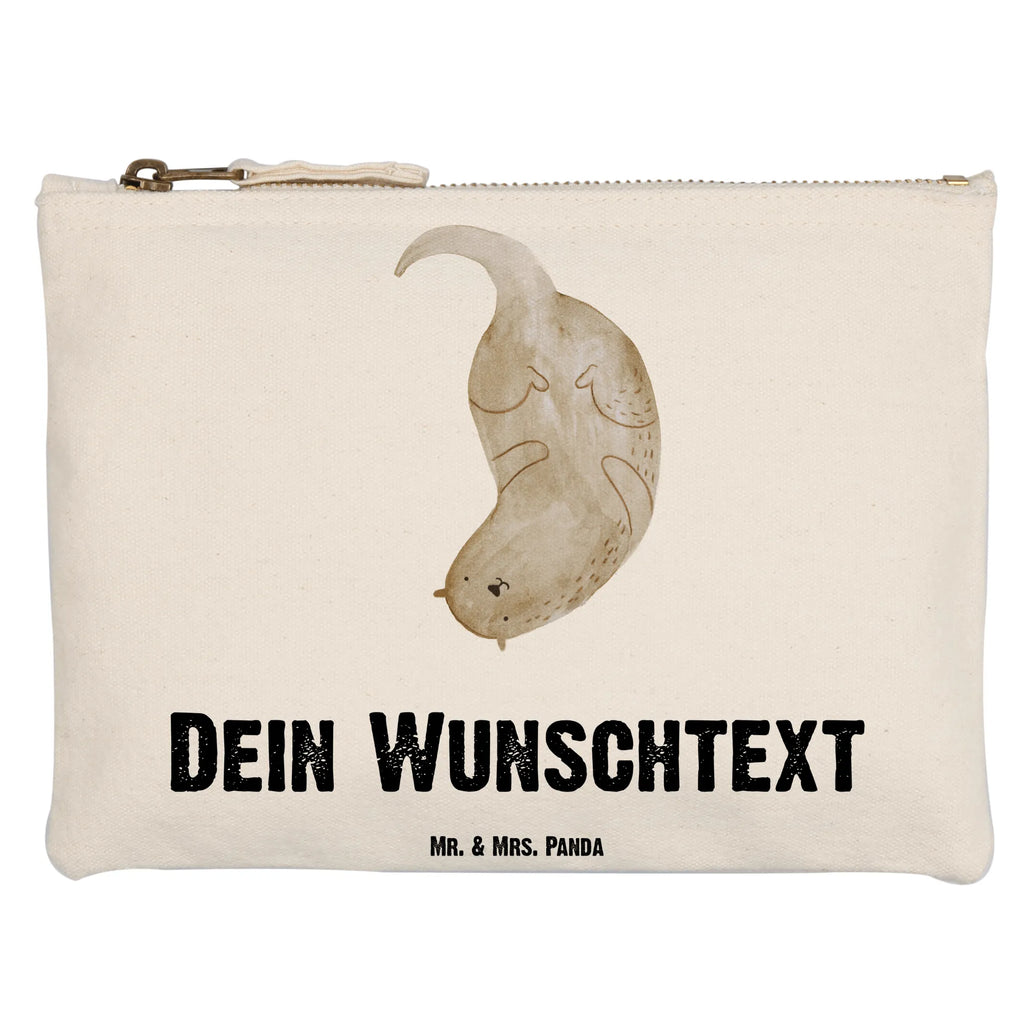 Personalisierte Schminktasche Otter kopfüber Personalisierte Schminktasche, Personalisierte Kosmetiktasche, Personalisierter Kosmetikbeutel, Personalisiertes Stiftemäppchen, Personalisiertes Etui, Personalisierte Federmappe, Personalisierte Makeup Bag, Personalisiertes Schminketui, Personalisiertes Kosmetiketui, Personalisiertes Schlamperetui, Schminktasche mit Namen, Kosmetiktasche mit Namen, Kosmetikbeutel mit Namen, Stiftemäppchen mit Namen, Etui mit Namen, Federmappe mit Namen, Makeup Bg mit Namen, Schminketui mit Namen, Kosmetiketui mit Namen, Schlamperetui mit Namen, Schminktasche personalisieren, Schminktasche bedrucken, Schminktasche selbst gestalten, Otter, Fischotter, Seeotter, Otter Seeotter See Otter