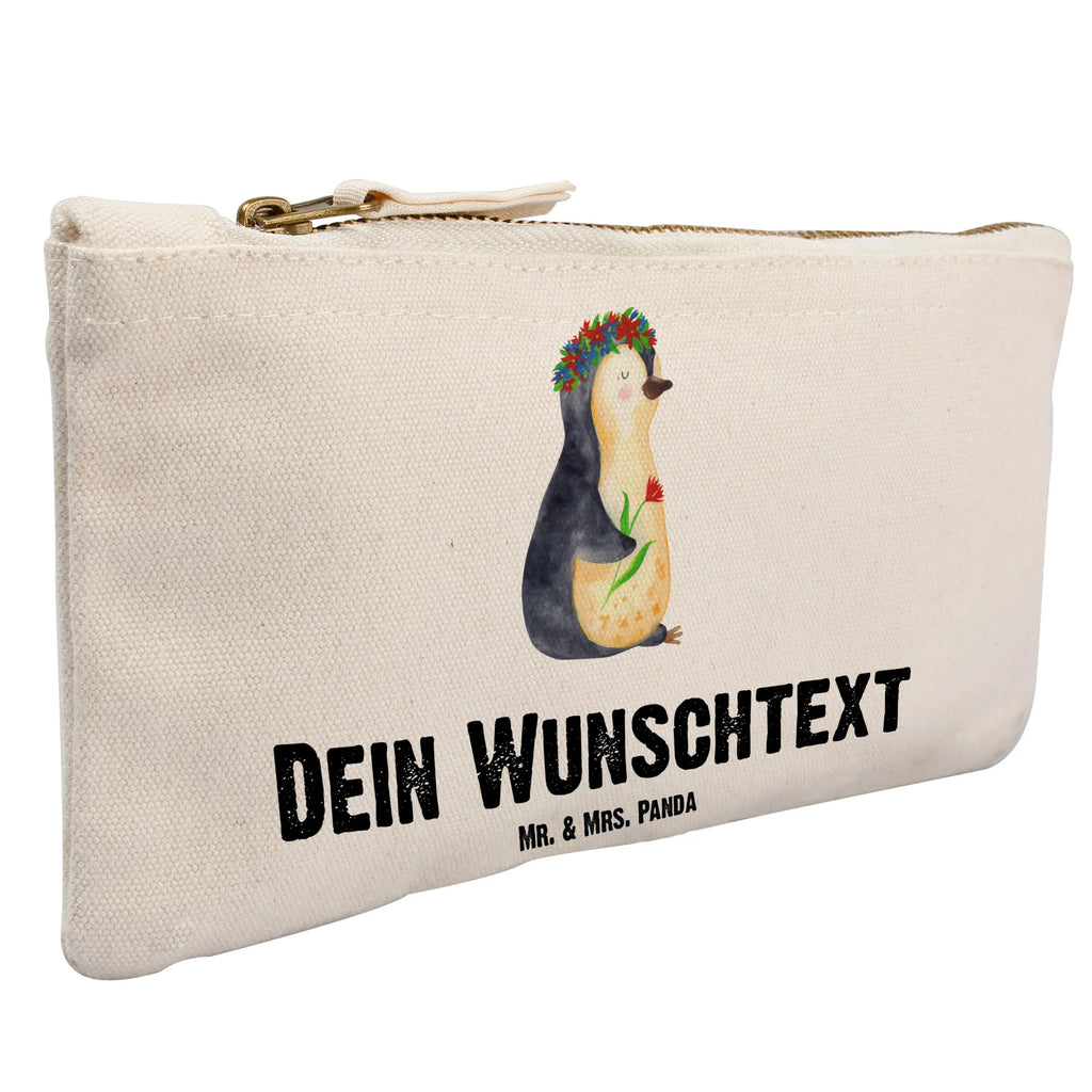 Personalisierte Schminktasche Pinguin Blumenkranz Personalisierte Schminktasche, Personalisierte Kosmetiktasche, Personalisierter Kosmetikbeutel, Personalisiertes Stiftemäppchen, Personalisiertes Etui, Personalisierte Federmappe, Personalisierte Makeup Bag, Personalisiertes Schminketui, Personalisiertes Kosmetiketui, Personalisiertes Schlamperetui, Schminktasche mit Namen, Kosmetiktasche mit Namen, Kosmetikbeutel mit Namen, Stiftemäppchen mit Namen, Etui mit Namen, Federmappe mit Namen, Makeup Bg mit Namen, Schminketui mit Namen, Kosmetiketui mit Namen, Schlamperetui mit Namen, Schminktasche personalisieren, Schminktasche bedrucken, Schminktasche selbst gestalten, Pinguin, Pinguine, Blumenkranz, Universum, Leben, Wünsche, Ziele, Lebensziele, Motivation, Lebenslust, Liebeskummer, Geschenkidee