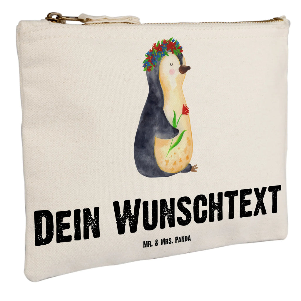 Personalisierte Schminktasche Pinguin Blumenkranz Personalisierte Schminktasche, Personalisierte Kosmetiktasche, Personalisierter Kosmetikbeutel, Personalisiertes Stiftemäppchen, Personalisiertes Etui, Personalisierte Federmappe, Personalisierte Makeup Bag, Personalisiertes Schminketui, Personalisiertes Kosmetiketui, Personalisiertes Schlamperetui, Schminktasche mit Namen, Kosmetiktasche mit Namen, Kosmetikbeutel mit Namen, Stiftemäppchen mit Namen, Etui mit Namen, Federmappe mit Namen, Makeup Bg mit Namen, Schminketui mit Namen, Kosmetiketui mit Namen, Schlamperetui mit Namen, Schminktasche personalisieren, Schminktasche bedrucken, Schminktasche selbst gestalten, Pinguin, Pinguine, Blumenkranz, Universum, Leben, Wünsche, Ziele, Lebensziele, Motivation, Lebenslust, Liebeskummer, Geschenkidee