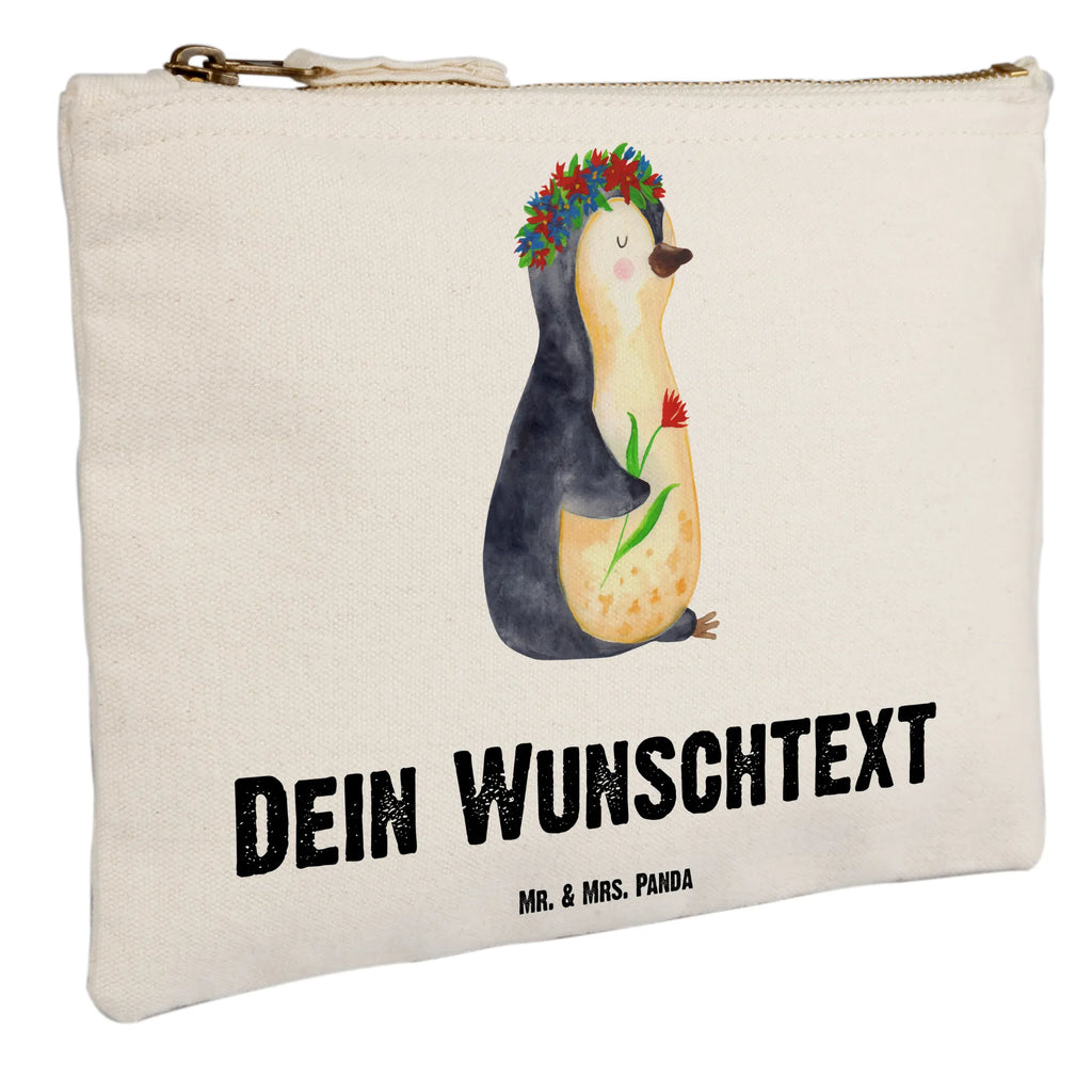 Personalisierte Schminktasche Pinguin Blumenkranz Personalisierte Schminktasche, Personalisierte Kosmetiktasche, Personalisierter Kosmetikbeutel, Personalisiertes Stiftemäppchen, Personalisiertes Etui, Personalisierte Federmappe, Personalisierte Makeup Bag, Personalisiertes Schminketui, Personalisiertes Kosmetiketui, Personalisiertes Schlamperetui, Schminktasche mit Namen, Kosmetiktasche mit Namen, Kosmetikbeutel mit Namen, Stiftemäppchen mit Namen, Etui mit Namen, Federmappe mit Namen, Makeup Bg mit Namen, Schminketui mit Namen, Kosmetiketui mit Namen, Schlamperetui mit Namen, Schminktasche personalisieren, Schminktasche bedrucken, Schminktasche selbst gestalten, Pinguin, Pinguine, Blumenkranz, Universum, Leben, Wünsche, Ziele, Lebensziele, Motivation, Lebenslust, Liebeskummer, Geschenkidee