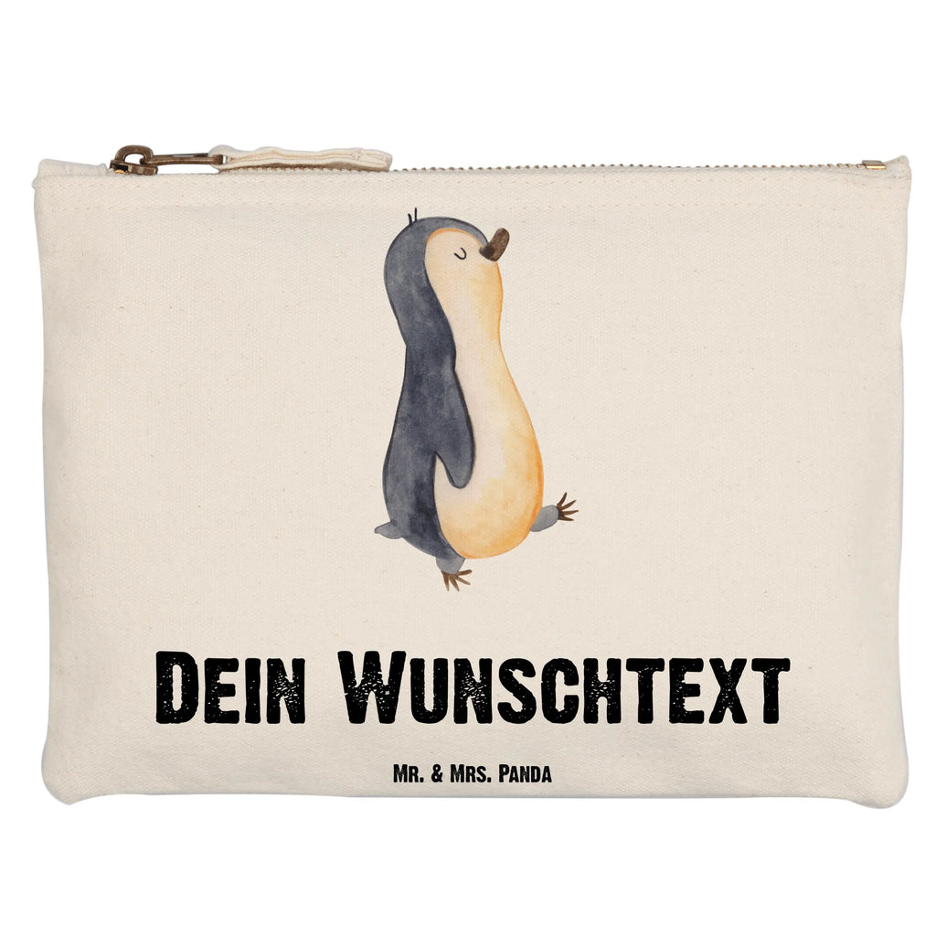 Personalisierte Schminktasche Pinguin marschierend Personalisierte Schminktasche, Personalisierte Kosmetiktasche, Personalisierter Kosmetikbeutel, Personalisiertes Stiftemäppchen, Personalisiertes Etui, Personalisierte Federmappe, Personalisierte Makeup Bag, Personalisiertes Schminketui, Personalisiertes Kosmetiketui, Personalisiertes Schlamperetui, Schminktasche mit Namen, Kosmetiktasche mit Namen, Kosmetikbeutel mit Namen, Stiftemäppchen mit Namen, Etui mit Namen, Federmappe mit Namen, Makeup Bg mit Namen, Schminketui mit Namen, Kosmetiketui mit Namen, Schlamperetui mit Namen, Schminktasche personalisieren, Schminktasche bedrucken, Schminktasche selbst gestalten, Pinguin, Pinguine, Frühaufsteher, Langschläfer, Bruder, Schwester, Familie