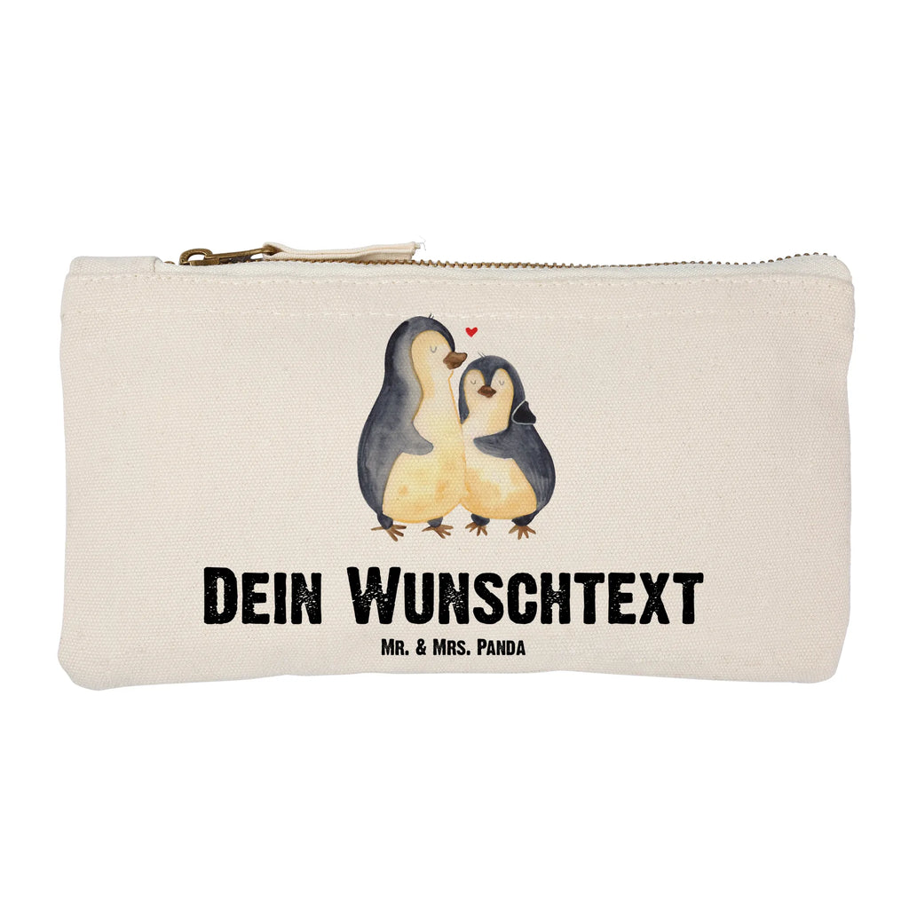 Personalisierte Schminktasche Pinguin umarmend Personalisierte Schminktasche, Personalisierte Kosmetiktasche, Personalisierter Kosmetikbeutel, Personalisiertes Stiftemäppchen, Personalisiertes Etui, Personalisierte Federmappe, Personalisierte Makeup Bag, Personalisiertes Schminketui, Personalisiertes Kosmetiketui, Personalisiertes Schlamperetui, Schminktasche mit Namen, Kosmetiktasche mit Namen, Kosmetikbeutel mit Namen, Stiftemäppchen mit Namen, Etui mit Namen, Federmappe mit Namen, Makeup Bg mit Namen, Schminketui mit Namen, Kosmetiketui mit Namen, Schlamperetui mit Namen, Schminktasche personalisieren, Schminktasche bedrucken, Schminktasche selbst gestalten, Pinguin, Liebe, Liebespaar, Liebesbeweis, Liebesgeschenk, Verlobung, Jahrestag, Hochzeitstag, Hochzeit, Hochzeitsgeschenk