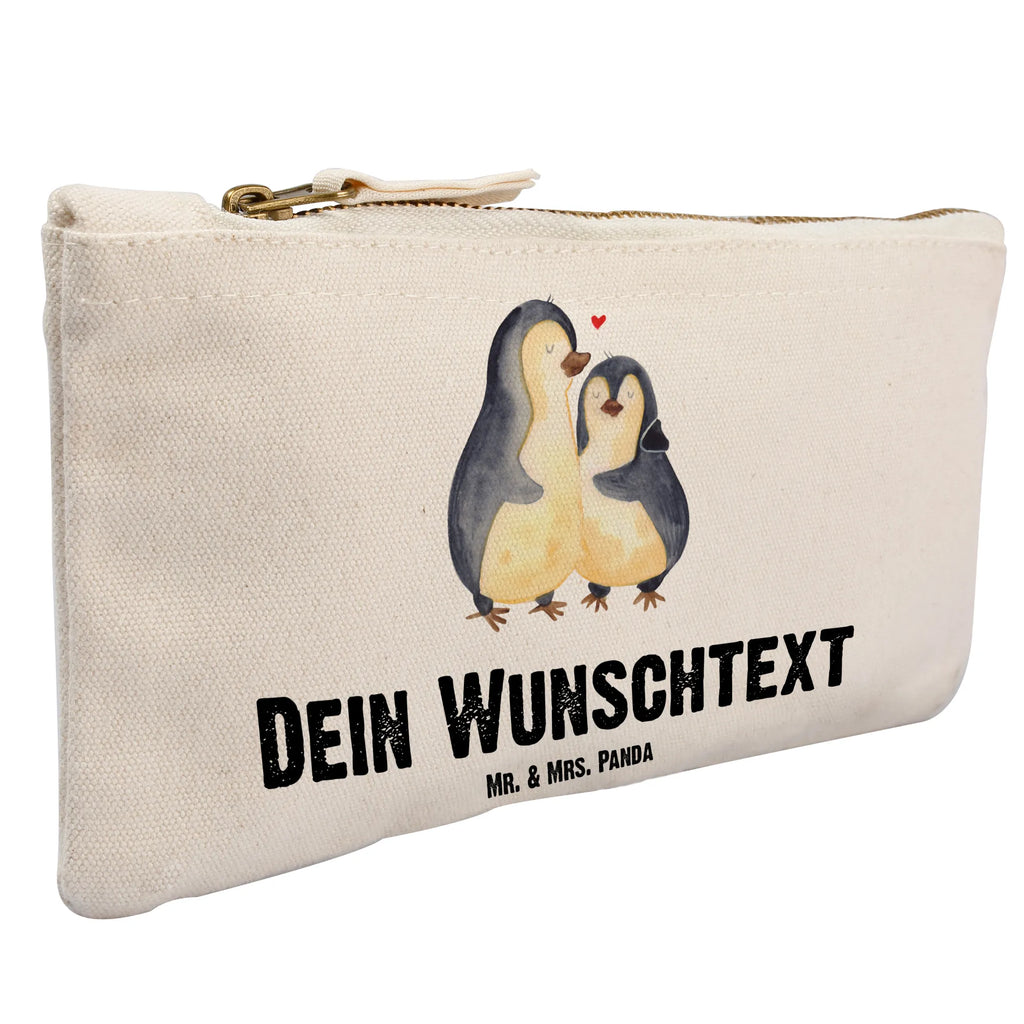 Personalisierte Schminktasche Pinguin umarmend Personalisierte Schminktasche, Personalisierte Kosmetiktasche, Personalisierter Kosmetikbeutel, Personalisiertes Stiftemäppchen, Personalisiertes Etui, Personalisierte Federmappe, Personalisierte Makeup Bag, Personalisiertes Schminketui, Personalisiertes Kosmetiketui, Personalisiertes Schlamperetui, Schminktasche mit Namen, Kosmetiktasche mit Namen, Kosmetikbeutel mit Namen, Stiftemäppchen mit Namen, Etui mit Namen, Federmappe mit Namen, Makeup Bg mit Namen, Schminketui mit Namen, Kosmetiketui mit Namen, Schlamperetui mit Namen, Schminktasche personalisieren, Schminktasche bedrucken, Schminktasche selbst gestalten, Pinguin, Liebe, Liebespaar, Liebesbeweis, Liebesgeschenk, Verlobung, Jahrestag, Hochzeitstag, Hochzeit, Hochzeitsgeschenk