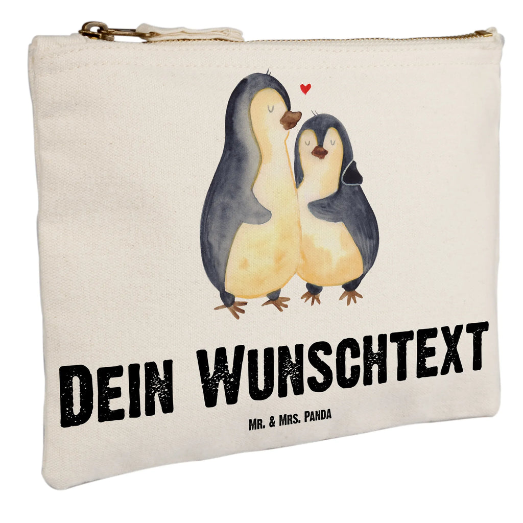 Personalisierte Schminktasche Pinguin umarmend Personalisierte Schminktasche, Personalisierte Kosmetiktasche, Personalisierter Kosmetikbeutel, Personalisiertes Stiftemäppchen, Personalisiertes Etui, Personalisierte Federmappe, Personalisierte Makeup Bag, Personalisiertes Schminketui, Personalisiertes Kosmetiketui, Personalisiertes Schlamperetui, Schminktasche mit Namen, Kosmetiktasche mit Namen, Kosmetikbeutel mit Namen, Stiftemäppchen mit Namen, Etui mit Namen, Federmappe mit Namen, Makeup Bg mit Namen, Schminketui mit Namen, Kosmetiketui mit Namen, Schlamperetui mit Namen, Schminktasche personalisieren, Schminktasche bedrucken, Schminktasche selbst gestalten, Pinguin, Liebe, Liebespaar, Liebesbeweis, Liebesgeschenk, Verlobung, Jahrestag, Hochzeitstag, Hochzeit, Hochzeitsgeschenk