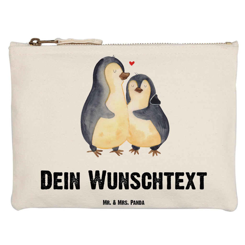 Personalisierte Schminktasche Pinguin umarmend Personalisierte Schminktasche, Personalisierte Kosmetiktasche, Personalisierter Kosmetikbeutel, Personalisiertes Stiftemäppchen, Personalisiertes Etui, Personalisierte Federmappe, Personalisierte Makeup Bag, Personalisiertes Schminketui, Personalisiertes Kosmetiketui, Personalisiertes Schlamperetui, Schminktasche mit Namen, Kosmetiktasche mit Namen, Kosmetikbeutel mit Namen, Stiftemäppchen mit Namen, Etui mit Namen, Federmappe mit Namen, Makeup Bg mit Namen, Schminketui mit Namen, Kosmetiketui mit Namen, Schlamperetui mit Namen, Schminktasche personalisieren, Schminktasche bedrucken, Schminktasche selbst gestalten, Pinguin, Liebe, Liebespaar, Liebesbeweis, Liebesgeschenk, Verlobung, Jahrestag, Hochzeitstag, Hochzeit, Hochzeitsgeschenk