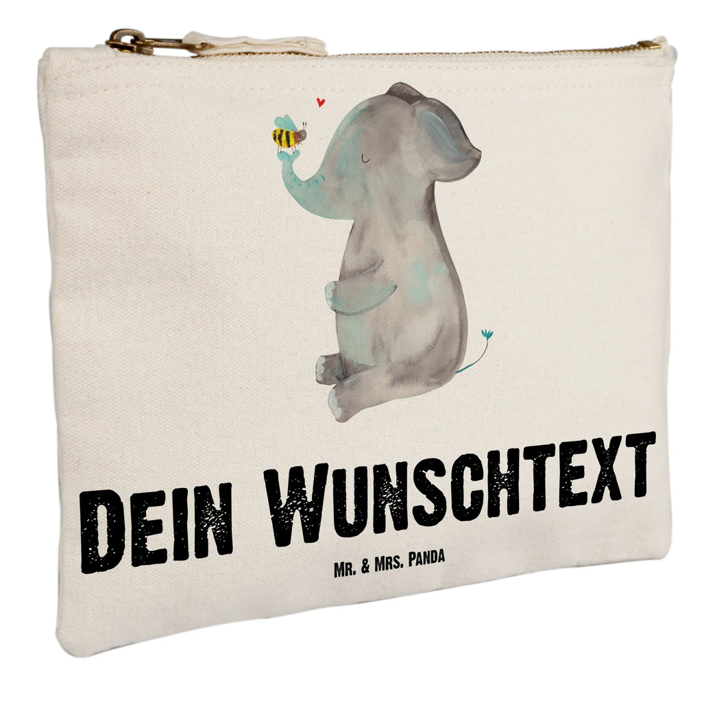 Personalisierte Schminktasche Elefant & Biene Personalisierte Schminktasche, Personalisierte Kosmetiktasche, Personalisierter Kosmetikbeutel, Personalisiertes Stiftemäppchen, Personalisiertes Etui, Personalisierte Federmappe, Personalisierte Makeup Bag, Personalisiertes Schminketui, Personalisiertes Kosmetiketui, Personalisiertes Schlamperetui, Schminktasche mit Namen, Kosmetiktasche mit Namen, Kosmetikbeutel mit Namen, Stiftemäppchen mit Namen, Etui mit Namen, Federmappe mit Namen, Makeup Bg mit Namen, Schminketui mit Namen, Kosmetiketui mit Namen, Schlamperetui mit Namen, Schminktasche personalisieren, Schminktasche bedrucken, Schminktasche selbst gestalten, Tiermotive, Gute Laune, lustige Sprüche, Tiere, Elefant, Biene, Liebe, Liebesbeweis, Jahrestag, Liebesgeschenk, Heiratsantrag, Hochzeitsgeschenk, Liebesspruch