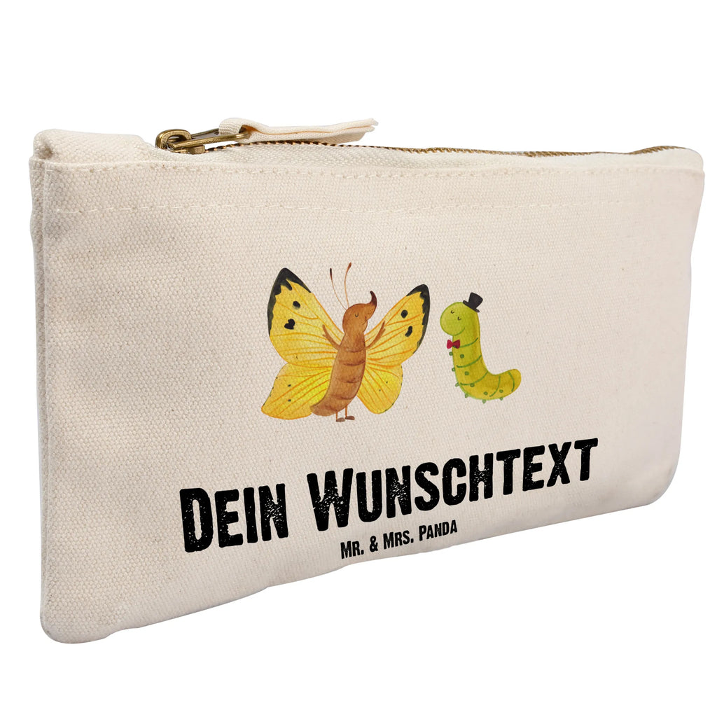 Personalisierte Schminktasche Raupe & Schmetterling Personalisierte Schminktasche, Personalisierte Kosmetiktasche, Personalisierter Kosmetikbeutel, Personalisiertes Stiftemäppchen, Personalisiertes Etui, Personalisierte Federmappe, Personalisierte Makeup Bag, Personalisiertes Schminketui, Personalisiertes Kosmetiketui, Personalisiertes Schlamperetui, Schminktasche mit Namen, Kosmetiktasche mit Namen, Kosmetikbeutel mit Namen, Stiftemäppchen mit Namen, Etui mit Namen, Federmappe mit Namen, Makeup Bg mit Namen, Schminketui mit Namen, Kosmetiketui mit Namen, Schlamperetui mit Namen, Schminktasche personalisieren, Schminktasche bedrucken, Schminktasche selbst gestalten, Tiermotive, Gute Laune, lustige Sprüche, Tiere, Raupe, Schmetterling, Zitronenfalter, Entwicklung, Erwachsen werden, Kokon, Hut, Hütchen, Schönheit, Aufwachsen