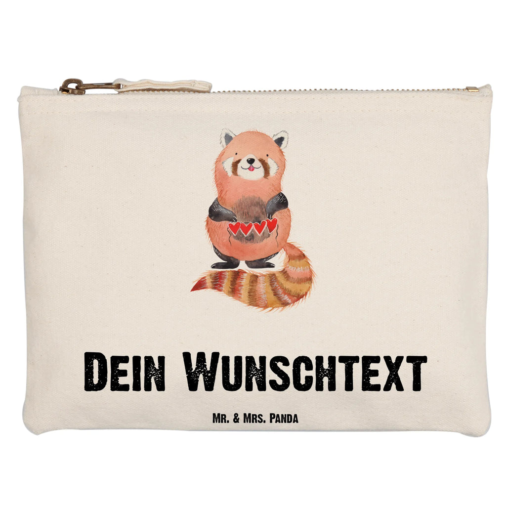 Personalisierte Schminktasche Roter Panda Personalisierte Schminktasche, Personalisierte Kosmetiktasche, Personalisierter Kosmetikbeutel, Personalisiertes Stiftemäppchen, Personalisiertes Etui, Personalisierte Federmappe, Personalisierte Makeup Bag, Personalisiertes Schminketui, Personalisiertes Kosmetiketui, Personalisiertes Schlamperetui, Schminktasche mit Namen, Kosmetiktasche mit Namen, Kosmetikbeutel mit Namen, Stiftemäppchen mit Namen, Etui mit Namen, Federmappe mit Namen, Makeup Bg mit Namen, Schminketui mit Namen, Kosmetiketui mit Namen, Schlamperetui mit Namen, Schminktasche personalisieren, Schminktasche bedrucken, Schminktasche selbst gestalten, Tiermotive, Gute Laune, lustige Sprüche, Tiere, Panda, Liebe, Rot, Herz, Liebling, Lieblingsmensch