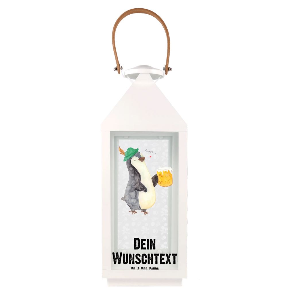 Personalisierte Deko Laterne Pinguin Bier Gartenlampe, Gartenleuchte, Gartendekoration, Gartenlicht, Laterne kleine Laternen, XXL Laternen, Laterne groß, Pinguin, Pinguine, Bier, Oktoberfest