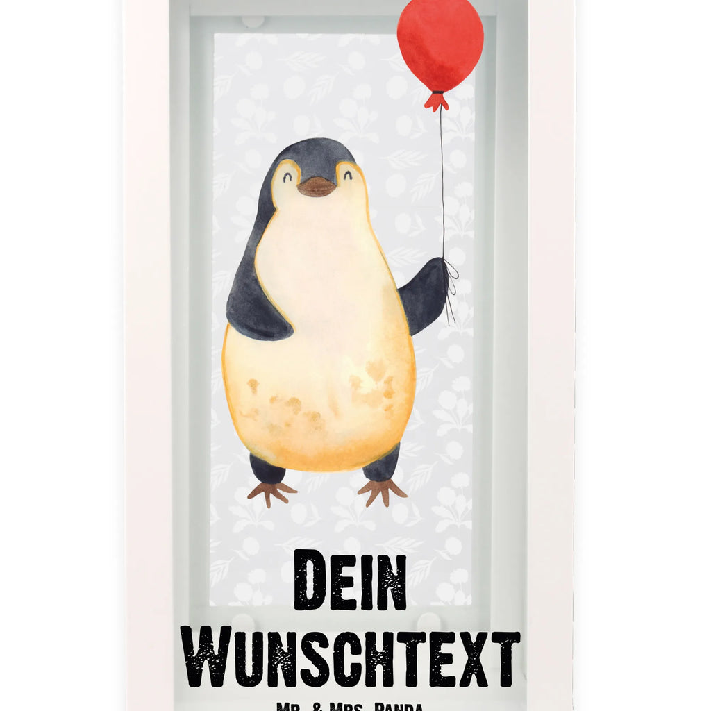 Personalisierte Deko Laterne Pinguin Luftballon Gartenlampe, Gartenleuchte, Gartendekoration, Gartenlicht, Laterne kleine Laternen, XXL Laternen, Laterne groß, Pinguin, Pinguine, Luftballon, Tagträume, Lebenslust, Geschenk Freundin, Geschenkidee, beste Freundin, Motivation, Neustart, neues Leben, Liebe, Glück