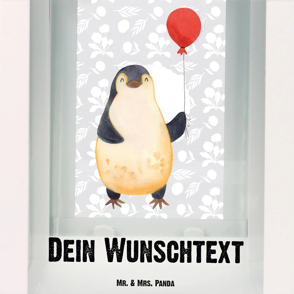 Personalisierte Deko Laterne Pinguin Luftballon Gartenlampe, Gartenleuchte, Gartendekoration, Gartenlicht, Laterne kleine Laternen, XXL Laternen, Laterne groß, Pinguin, Pinguine, Luftballon, Tagträume, Lebenslust, Geschenk Freundin, Geschenkidee, beste Freundin, Motivation, Neustart, neues Leben, Liebe, Glück