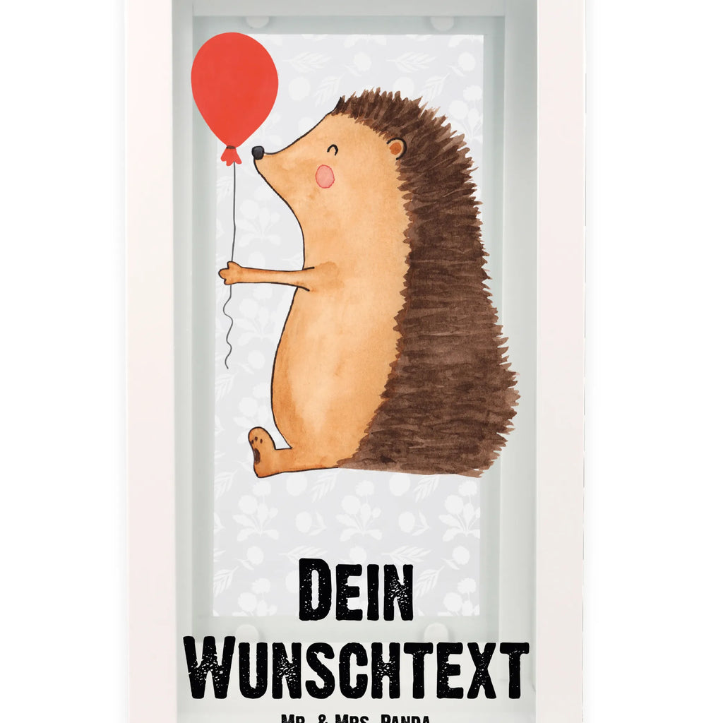 Personalisierte Deko Laterne Igel mit Luftballon Gartenlampe, Gartenleuchte, Gartendekoration, Gartenlicht, Laterne kleine Laternen, XXL Laternen, Laterne groß, Tiermotive, Gute Laune, lustige Sprüche, Tiere, Igel, Geburtstag, Herzlichen Glückwunsch, Glückwunsch, Geburtstagskind, Ballon, Happy Birthday