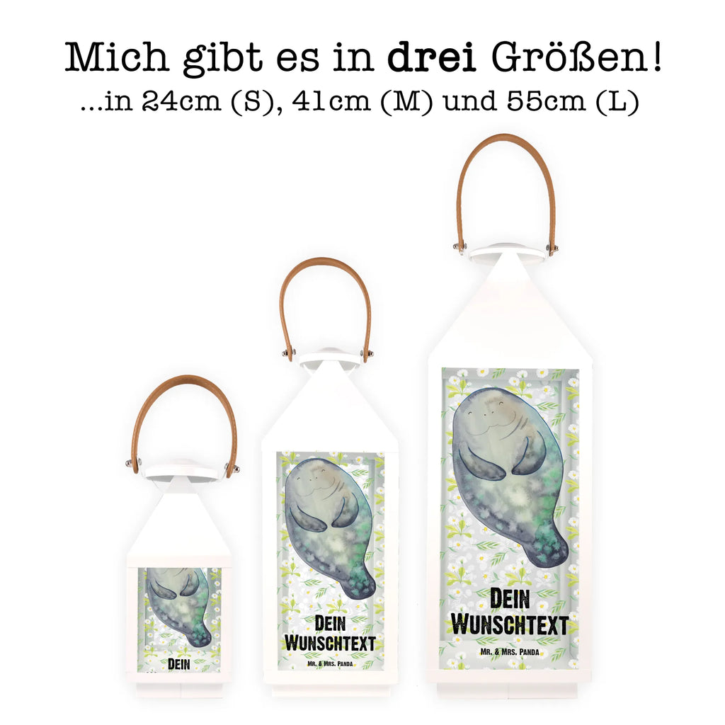 Personalisierte Deko Laterne Seekuh happy Gartenlampe, Gartenleuchte, Gartendekoration, Gartenlicht, Laterne kleine Laternen, XXL Laternen, Laterne groß, Meerestiere, Meer, Urlaub, Seekuh, Seekühe, Selbstliebe, Respekt, Neuanfang, Neustart, Achtsamkeit, Zufrieden, Liebeskummer, Freundin