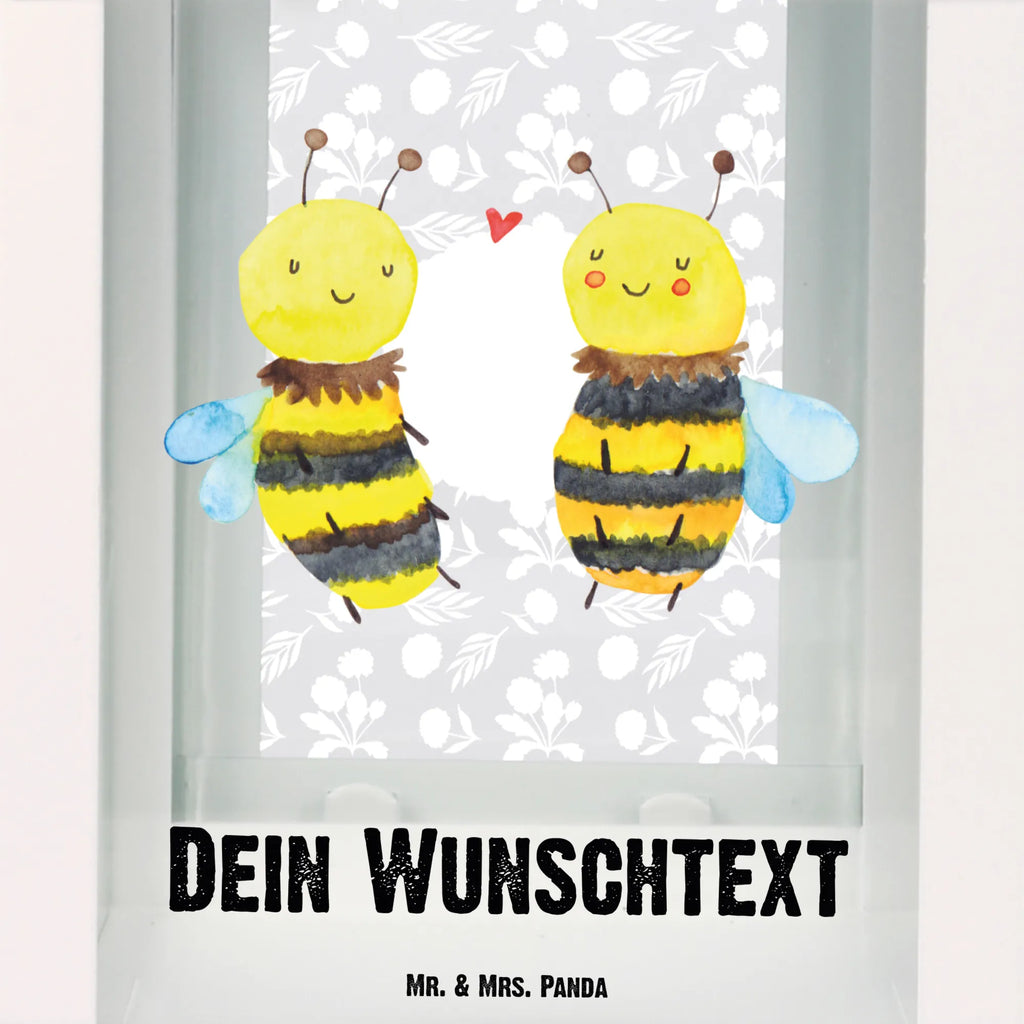 Personalisierte Deko Laterne Biene Verliebt Gartenlampe, Gartenleuchte, Gartendekoration, Gartenlicht, Laterne kleine Laternen, XXL Laternen, Laterne groß, Biene, Wespe, Hummel