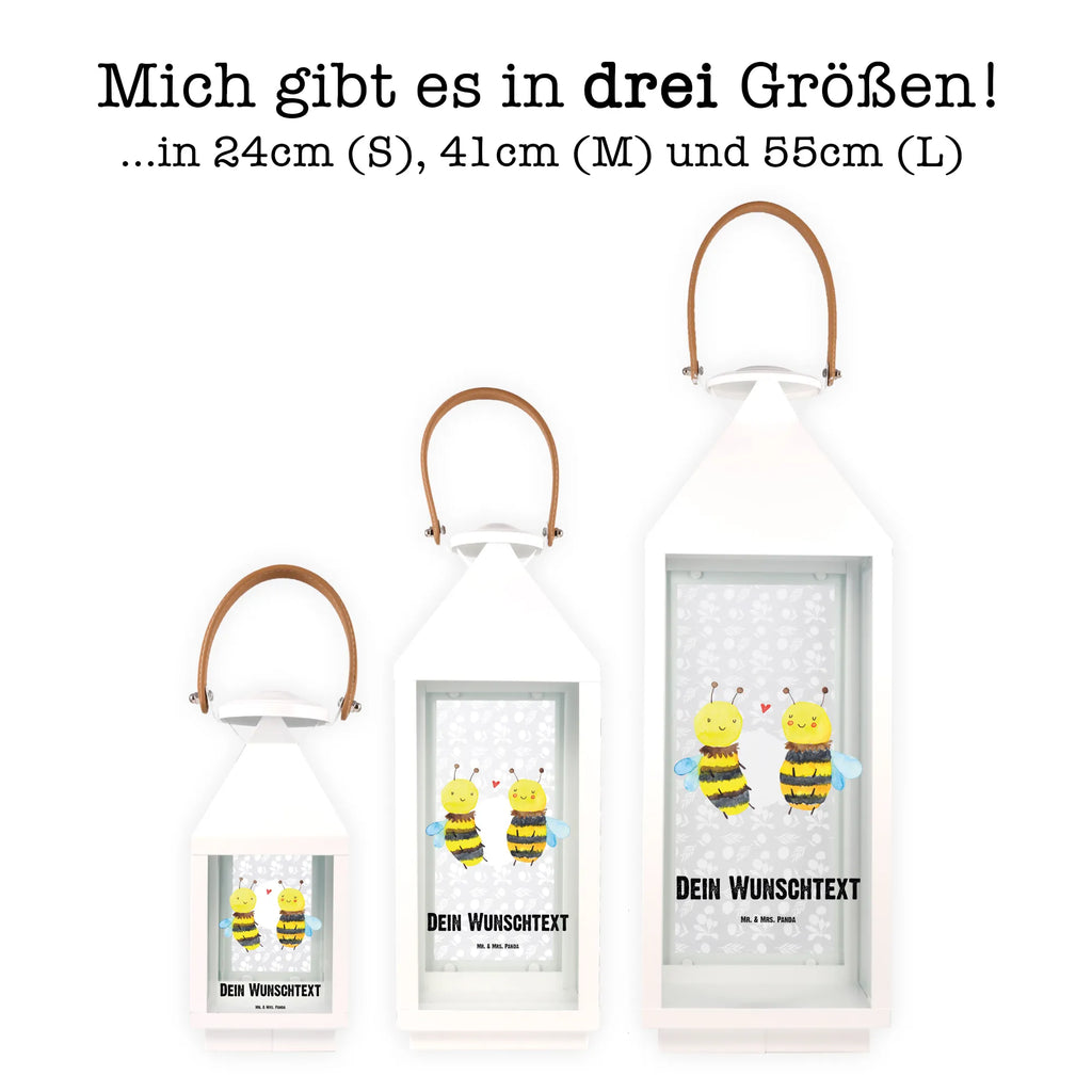 Personalisierte Deko Laterne Biene Verliebt Gartenlampe, Gartenleuchte, Gartendekoration, Gartenlicht, Laterne kleine Laternen, XXL Laternen, Laterne groß, Biene, Wespe, Hummel