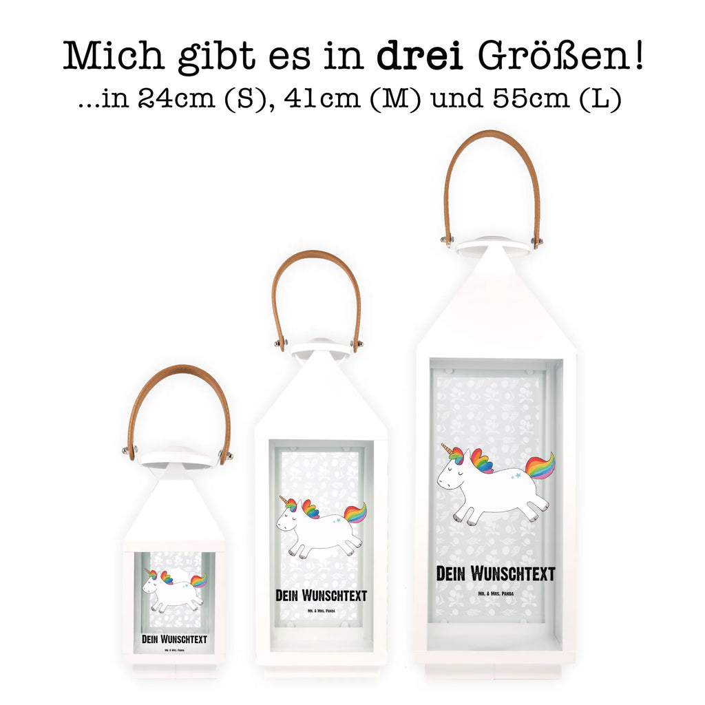 Personalisierte Deko Laterne Einhorn Happy Gartenlampe, Gartenleuchte, Gartendekoration, Gartenlicht, Laterne kleine Laternen, XXL Laternen, Laterne groß, Einhorn, Einhörner, Einhorn Deko, Unicorn, glücklich, fröhlich, Spaß, Freude, Lebensfreude, witzig, spannend, Lächeln, Lachen