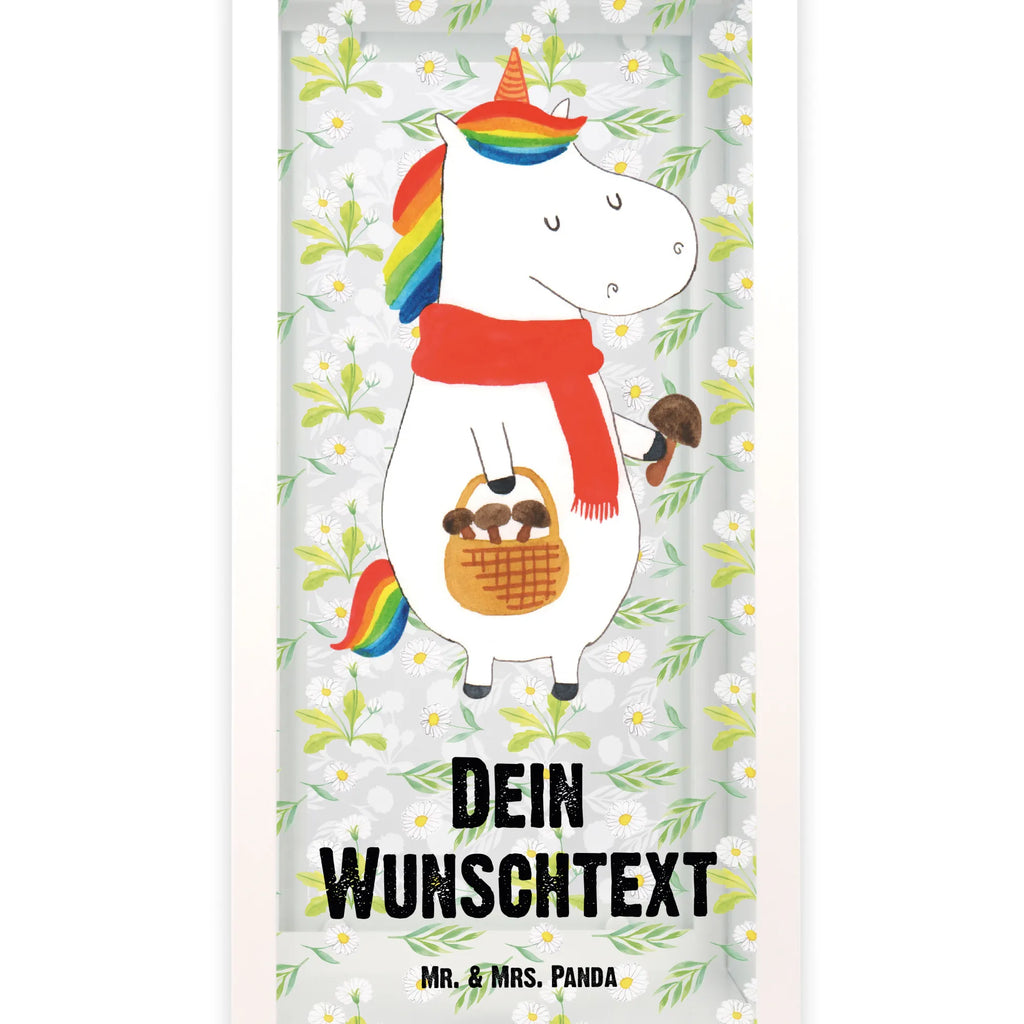 Personalisierte Deko Laterne Einhorn Pilz Gartenlampe, Gartenleuchte, Gartendekoration, Gartenlicht, Laterne kleine Laternen, XXL Laternen, Laterne groß, Einhorn, Einhörner, Einhorn Deko, Unicorn, Pilze, Pilzsammler, Motivation, Spruch, Liebeskummer