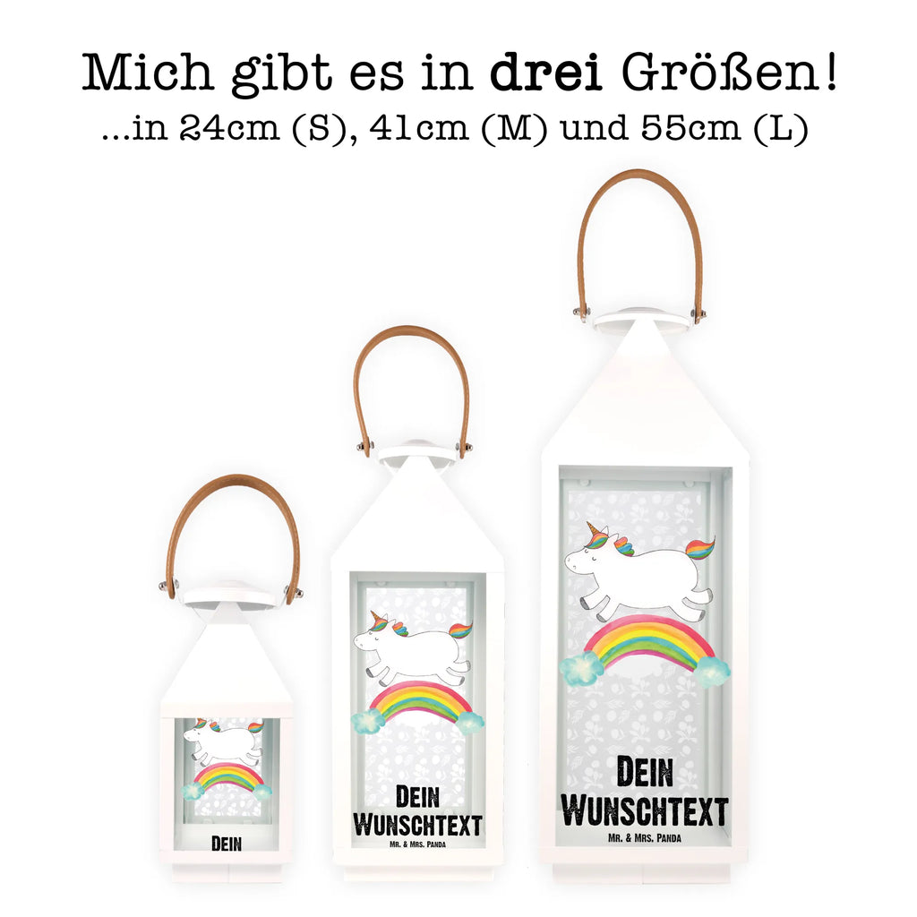 Personalisierte Deko Laterne Einhorn Regenbogen Gartenlampe, Gartenleuchte, Gartendekoration, Gartenlicht, Laterne kleine Laternen, XXL Laternen, Laterne groß, Einhorn, Einhörner, Einhorn Deko, Pegasus, Unicorn, Regenbogen, Glitzer, Einhornpower, Erwachsenwerden, Einhornautobahn