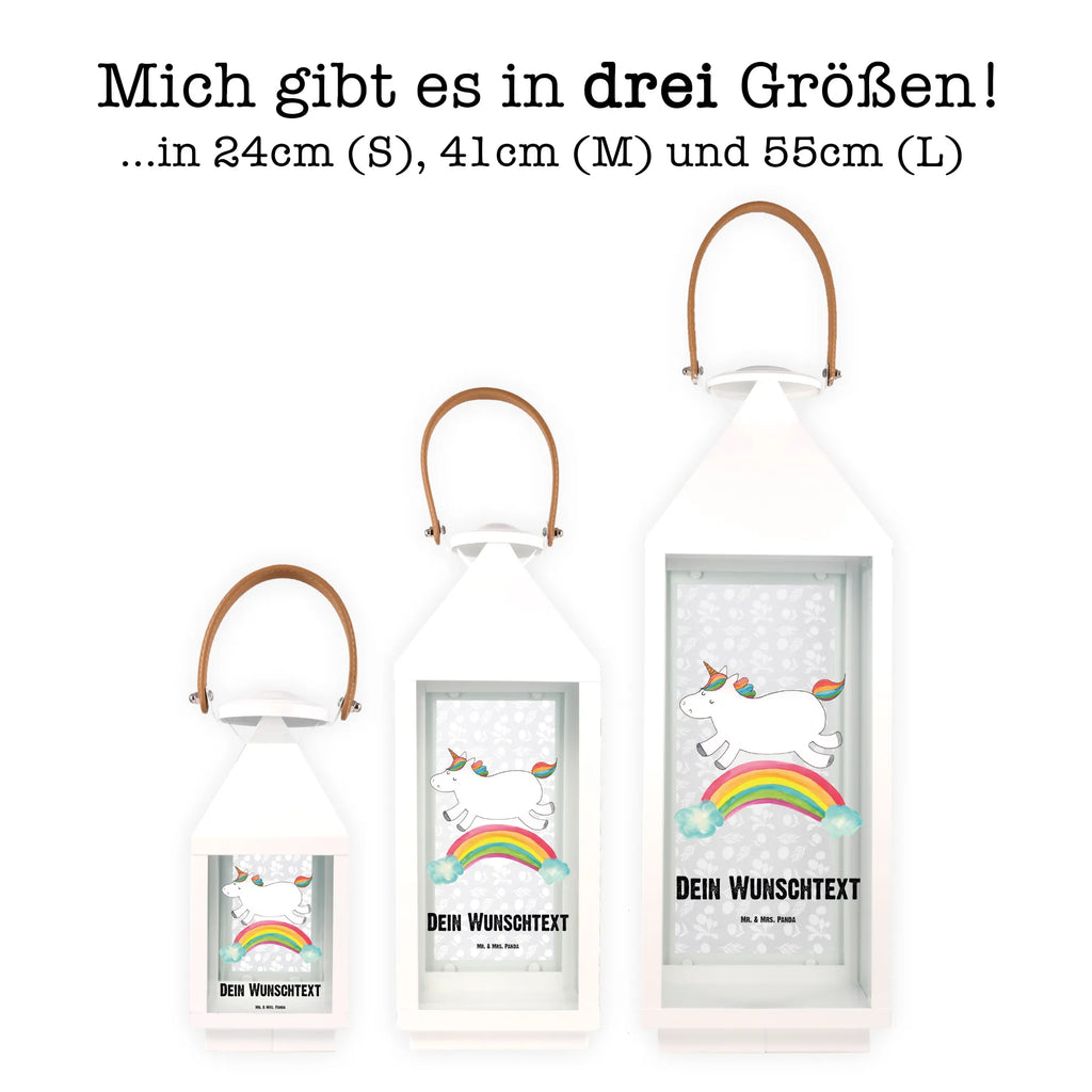 Personalisierte Deko Laterne Einhorn Regenbogen Gartenlampe, Gartenleuchte, Gartendekoration, Gartenlicht, Laterne kleine Laternen, XXL Laternen, Laterne groß, Einhorn, Einhörner, Einhorn Deko, Unicorn, Regenbogen, Glitzer, Einhornpower, Erwachsenwerden, Einhornautobahn