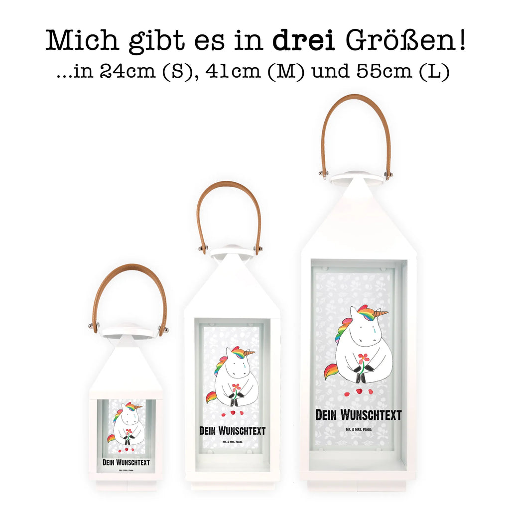 Personalisierte Deko Laterne Einhorn Traurig Gartenlampe, Gartenleuchte, Gartendekoration, Gartenlicht, Laterne kleine Laternen, XXL Laternen, Laterne groß, Einhorn, Einhörner, Einhorn Deko, Pegasus, Unicorn, Glitzer, Trösten. Freundschaft, Freunde, Liebe, Trauer, Grußkarte, Blume