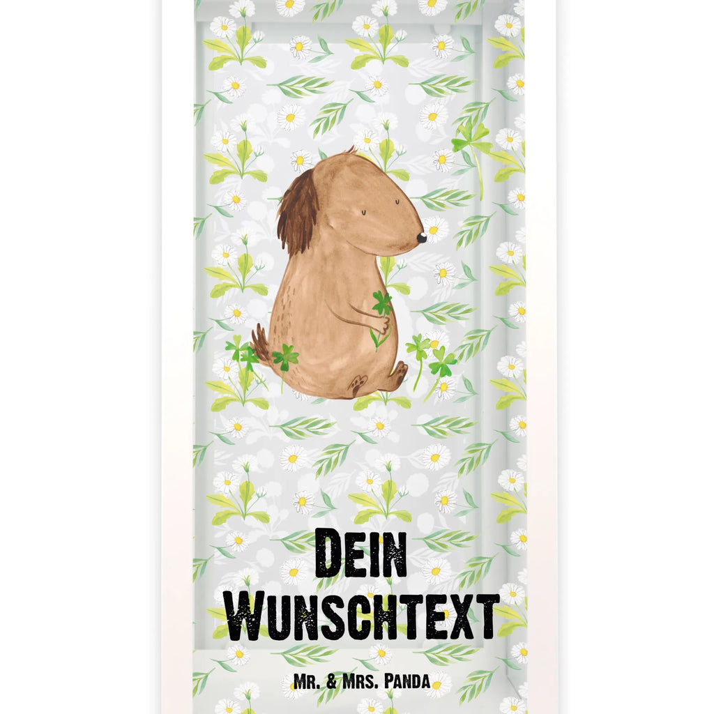 Personalisierte Deko Laterne Hund Kleeblatt Gartenlampe, Gartenleuchte, Gartendekoration, Gartenlicht, Laterne kleine Laternen, XXL Laternen, Laterne groß, Hund, Hundemotiv, Haustier, Hunderasse, Tierliebhaber, Hundebesitzer, Sprüche, Kleeblatt, Glück, Tagträume, Motivation, Neuanfang, Geschenk, Glücksbringer, Selbstliebe, Achtsamkeit