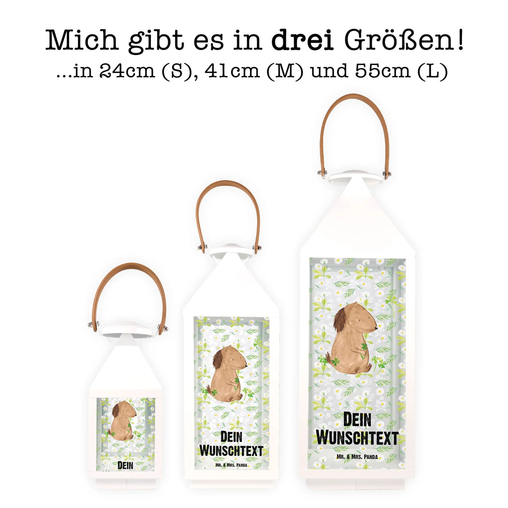 Personalisierte Deko Laterne Hund Kleeblatt Gartenlampe, Gartenleuchte, Gartendekoration, Gartenlicht, Laterne kleine Laternen, XXL Laternen, Laterne groß, Hund, Hundemotiv, Haustier, Hunderasse, Tierliebhaber, Hundebesitzer, Sprüche, Kleeblatt, Glück, Tagträume, Motivation, Neuanfang, Geschenk, Glücksbringer, Selbstliebe, Achtsamkeit