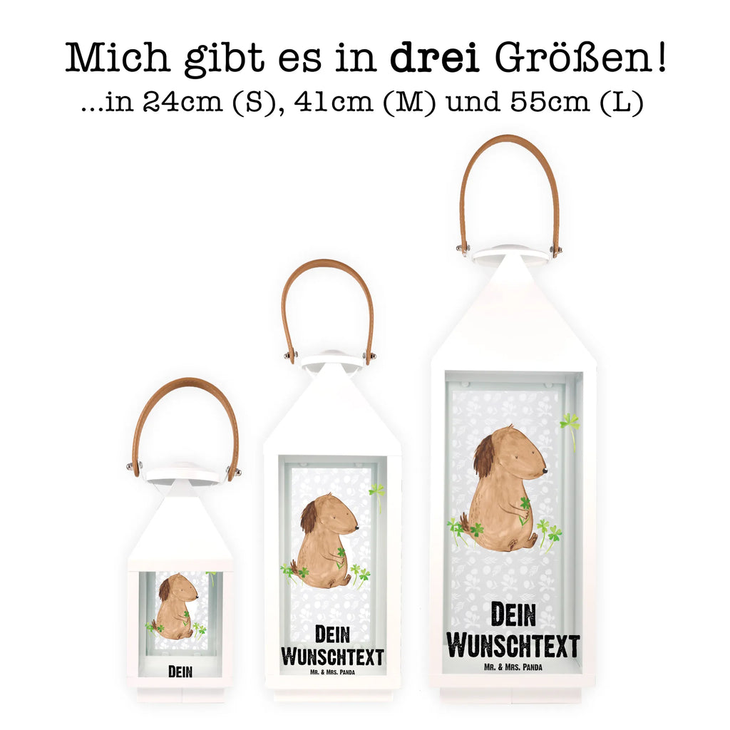 Personalisierte Deko Laterne Hund Kleeblatt Gartenlampe, Gartenleuchte, Gartendekoration, Gartenlicht, Laterne kleine Laternen, XXL Laternen, Laterne groß, Hund, Hundemotiv, Haustier, Hunderasse, Tierliebhaber, Hundebesitzer, Sprüche, Kleeblatt, Glück, Tagträume, Motivation, Neuanfang, Geschenk, Glücksbringer, Selbstliebe, Achtsamkeit