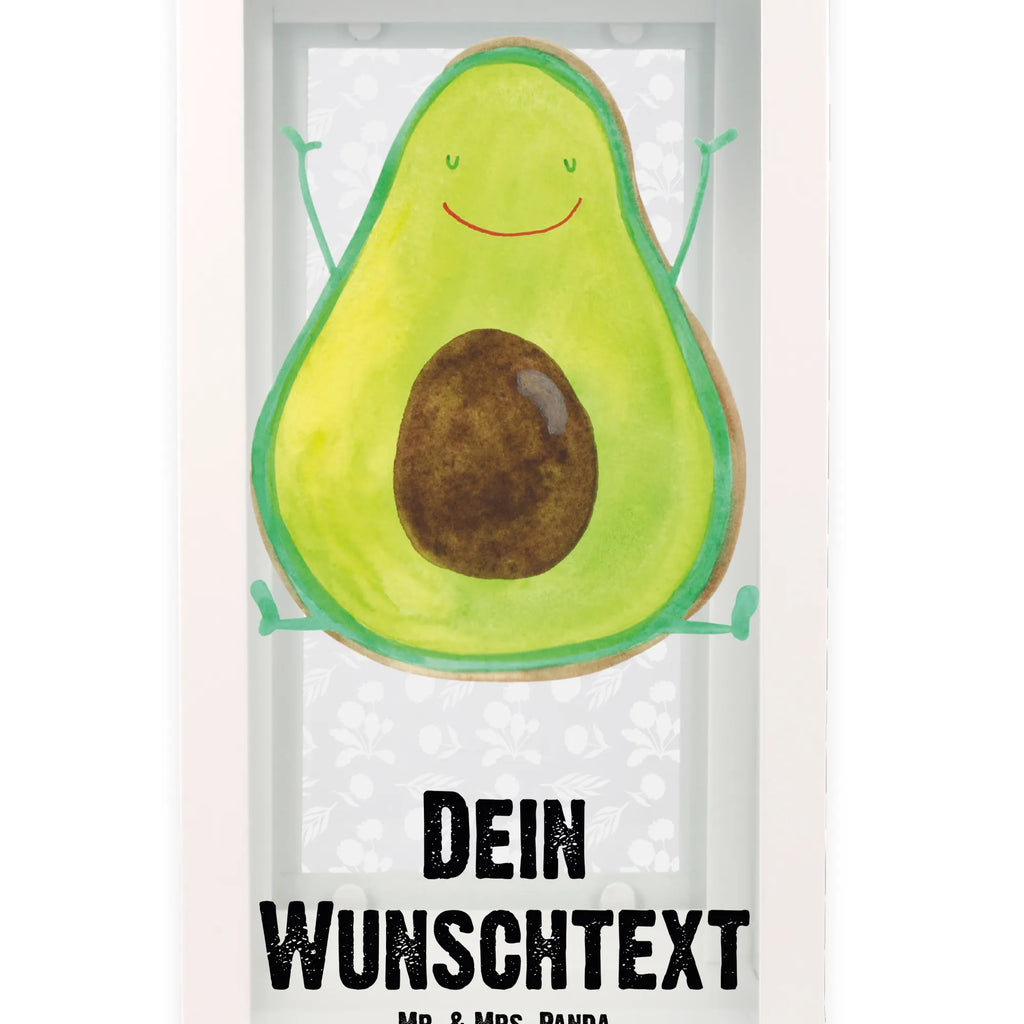 Personalisierte Deko Laterne Avocado Happy Gartenlampe, Gartenleuchte, Gartendekoration, Gartenlicht, Laterne kleine Laternen, XXL Laternen, Laterne groß, Avocado, Veggie, Vegan, Gesund, Chaos